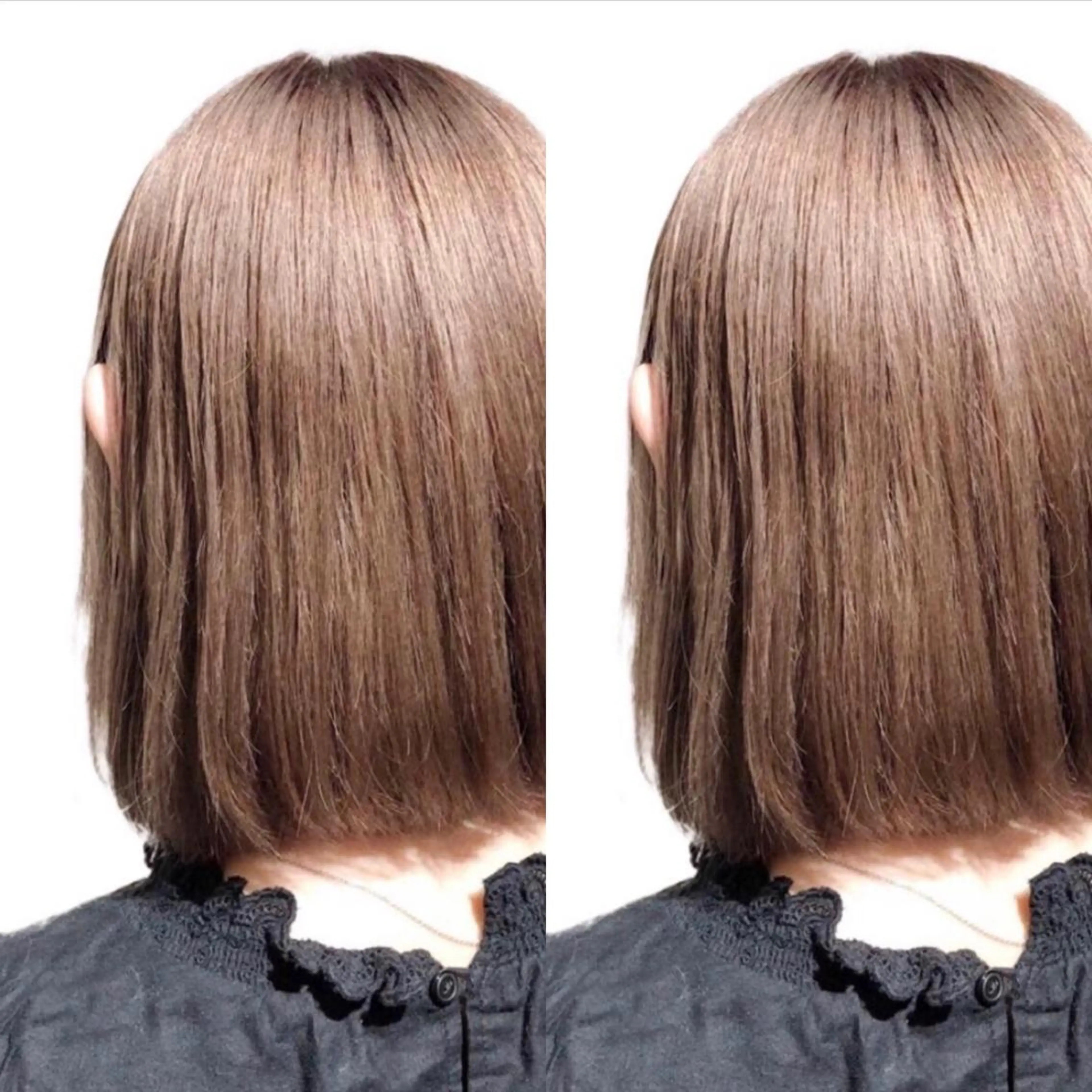 ミディアム カラー ベージュカラー ケアブリーチ /髪質 改善/古橋圭史郎のヘアスタイル