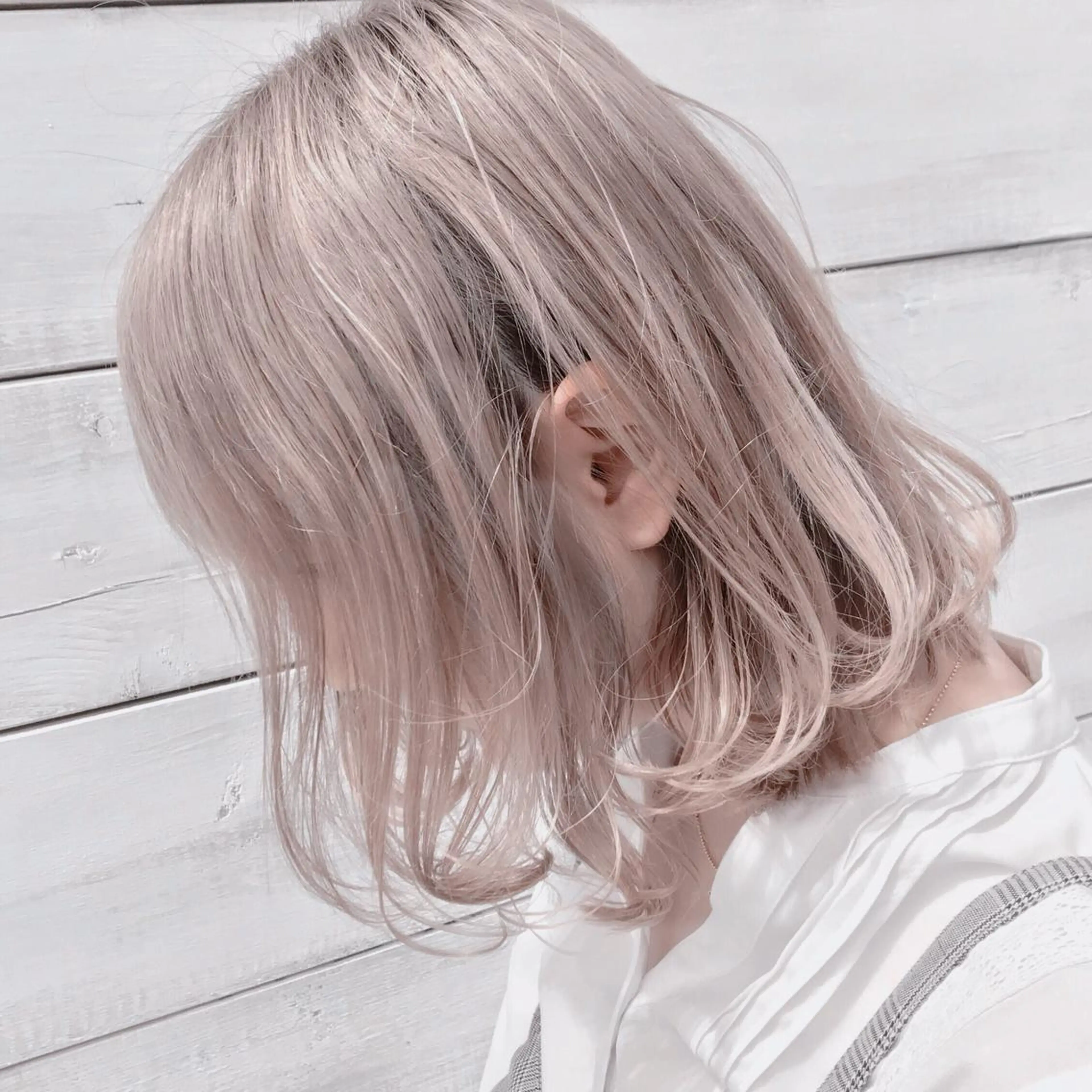 ミディアム 髪質改善カラー ショートボブ専門のヘアスタイル