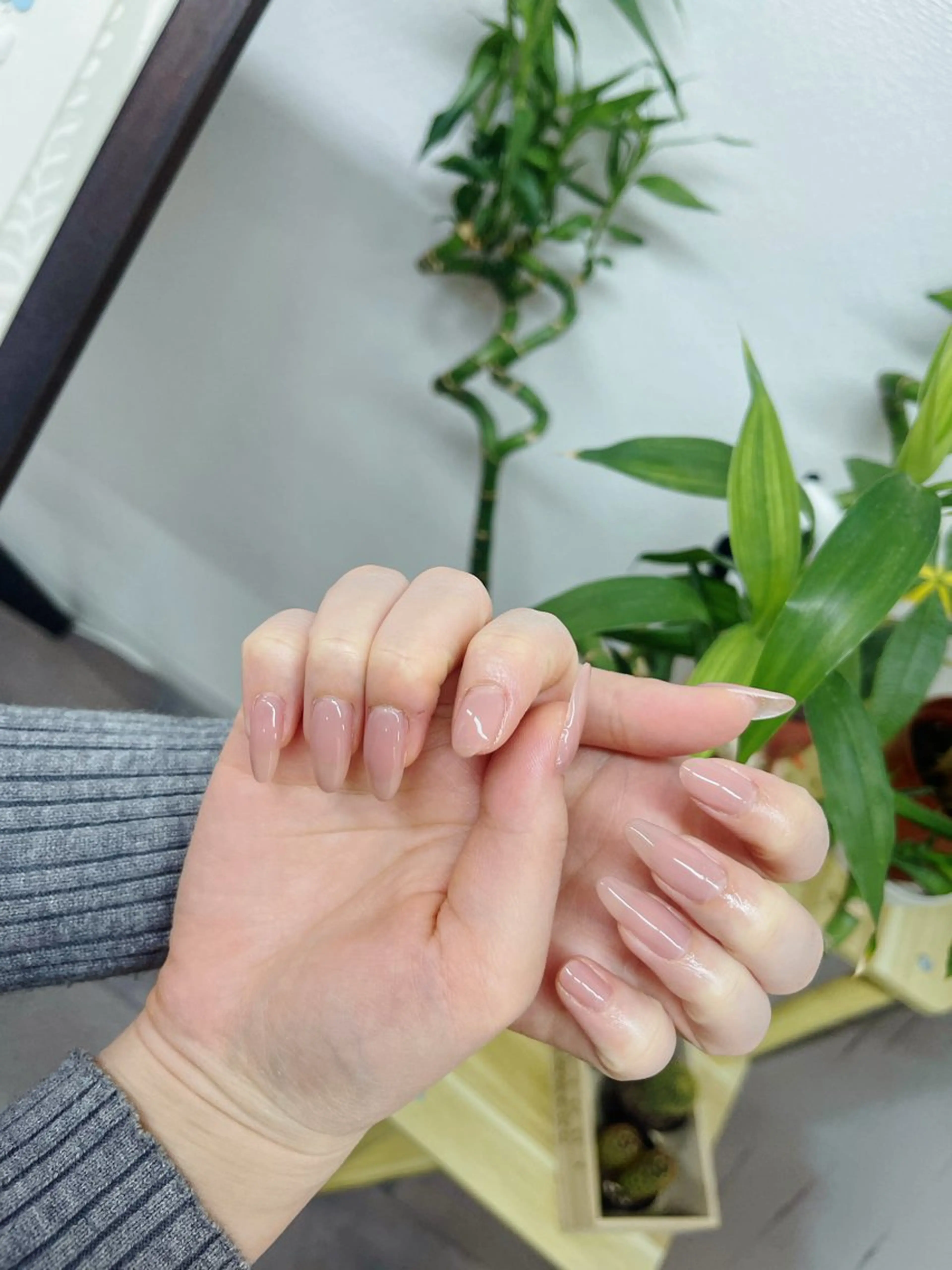 ネイル ワンカラーネイル スカルプ長さ出し専門店　MIMI nailsalon 上野店所属・RIN Amiのネイルデザイン