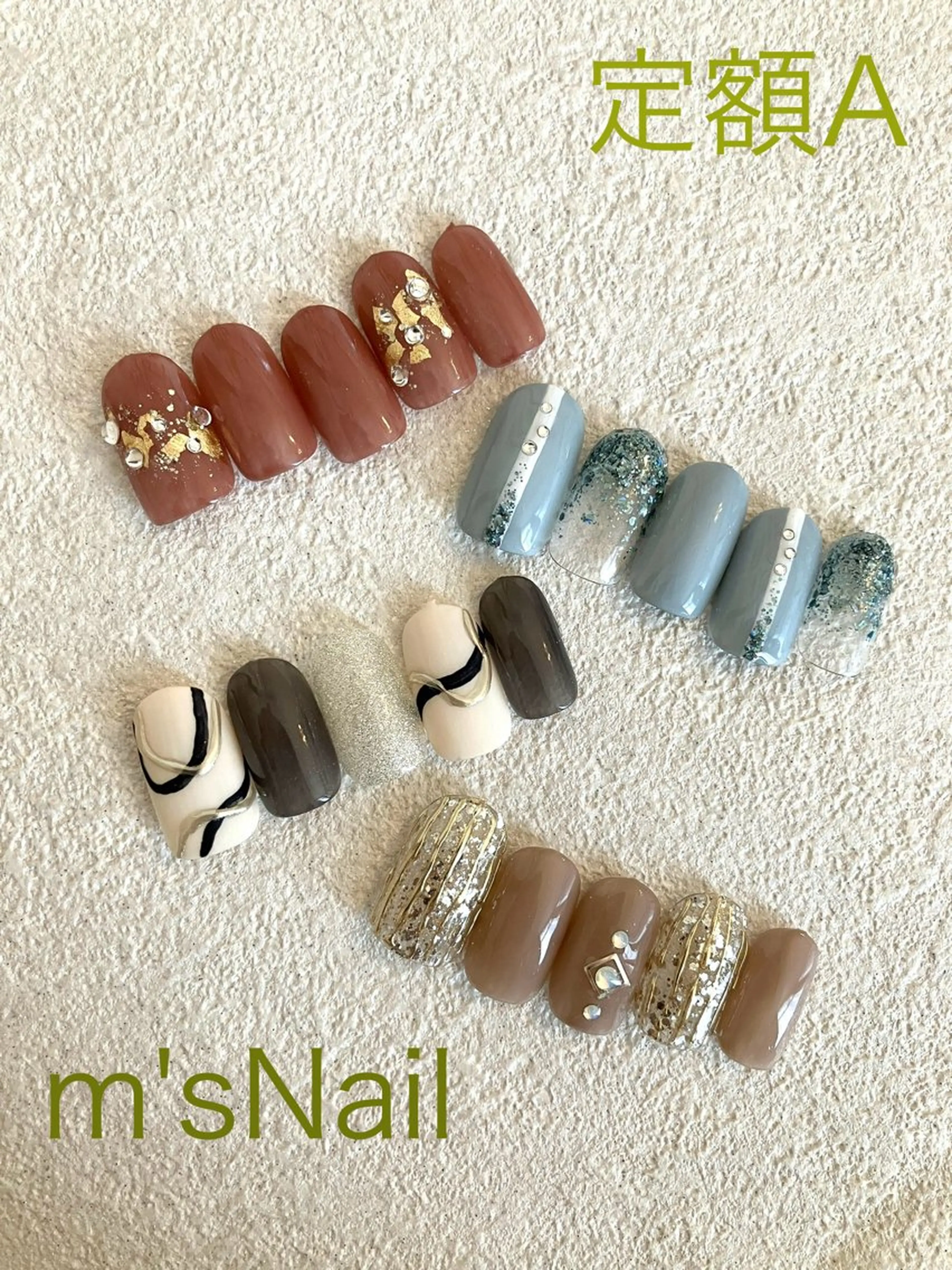 ネイル ジェルネイル パラジェル ハンドネイル m'sNail 福岡西区 ネイルのネイルデザイン