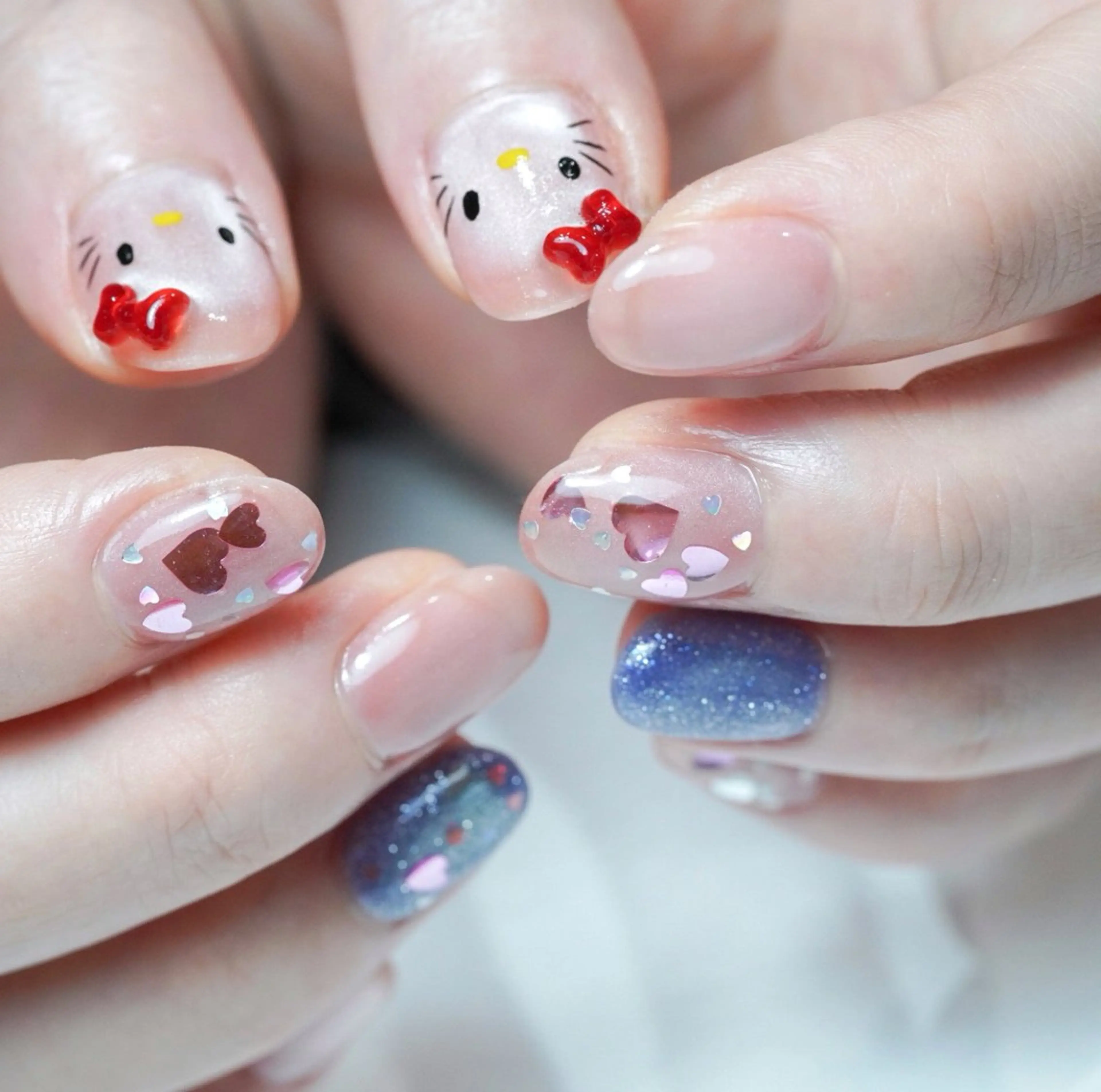 ミディアム ハンドネイル Re nail所属・Re nailのネイルデザイン