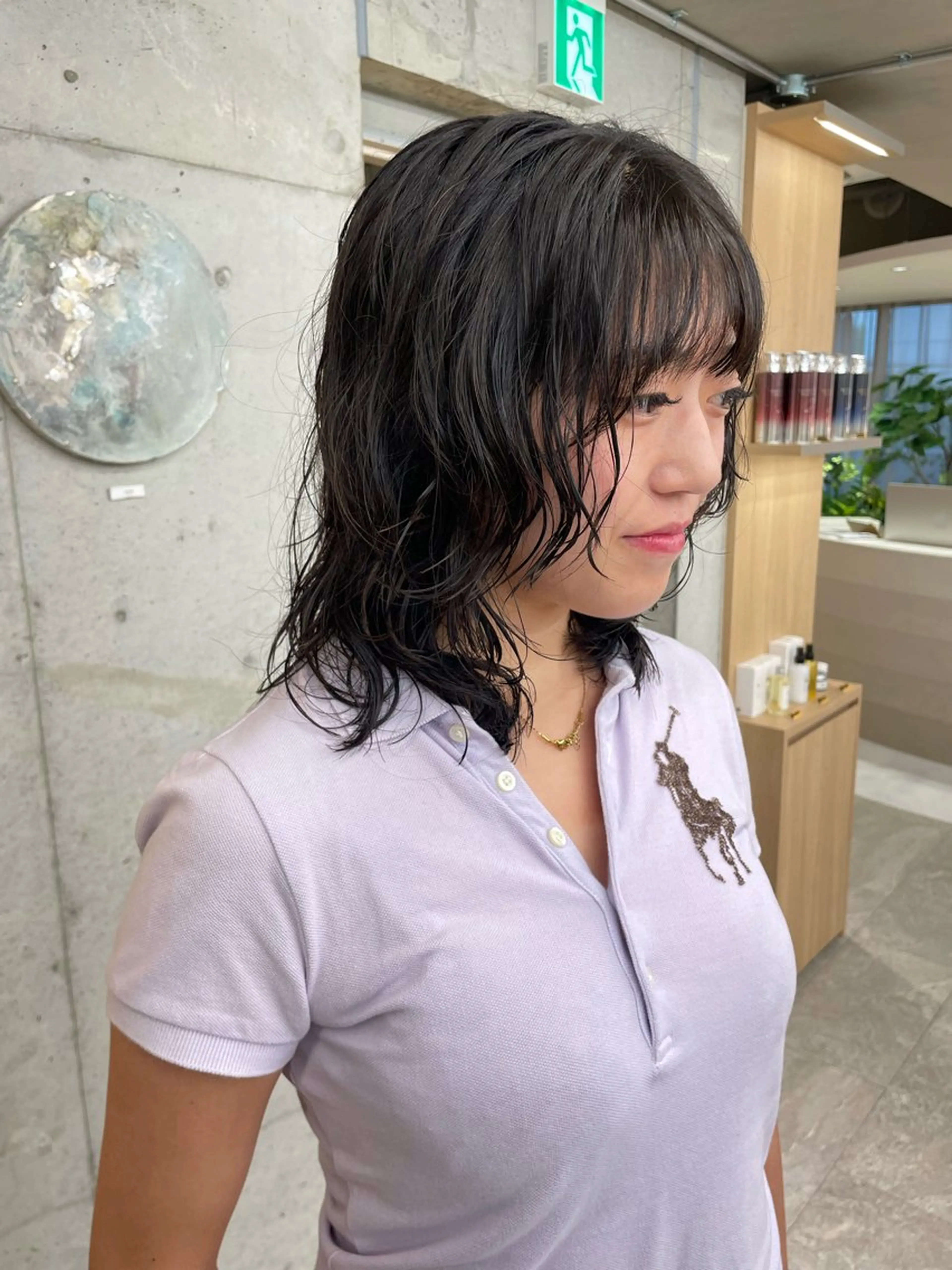 ミディアム パーマ カット パーマ トリートメント Toiro 横浜所属・🎀レイヤー/パーマ カラー/ai🎀のヘアスタイル