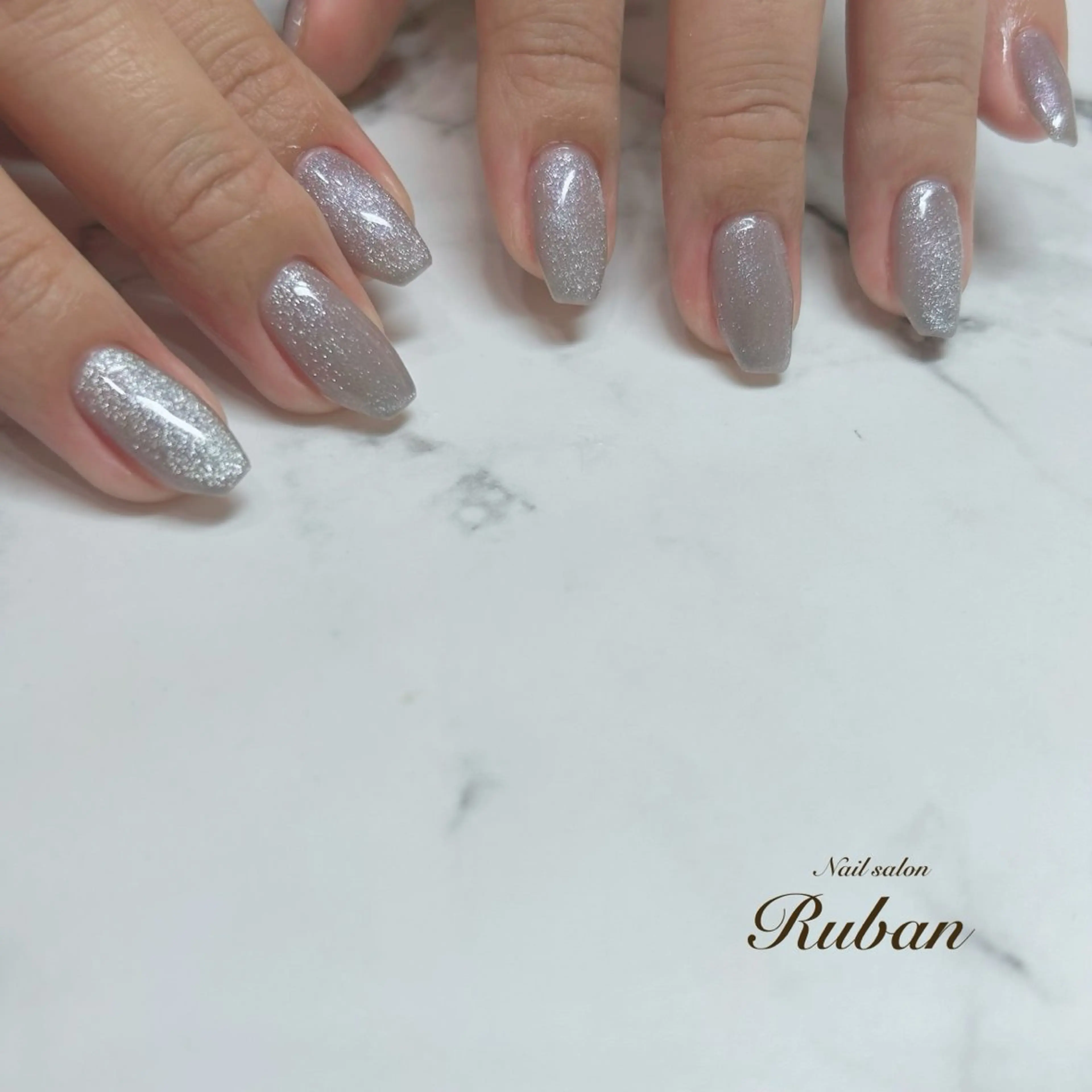 ネイル マグネットネイル ワンカラーネイル Nail salon Ruban所属・Nail salon Rubanのネイルデザイン