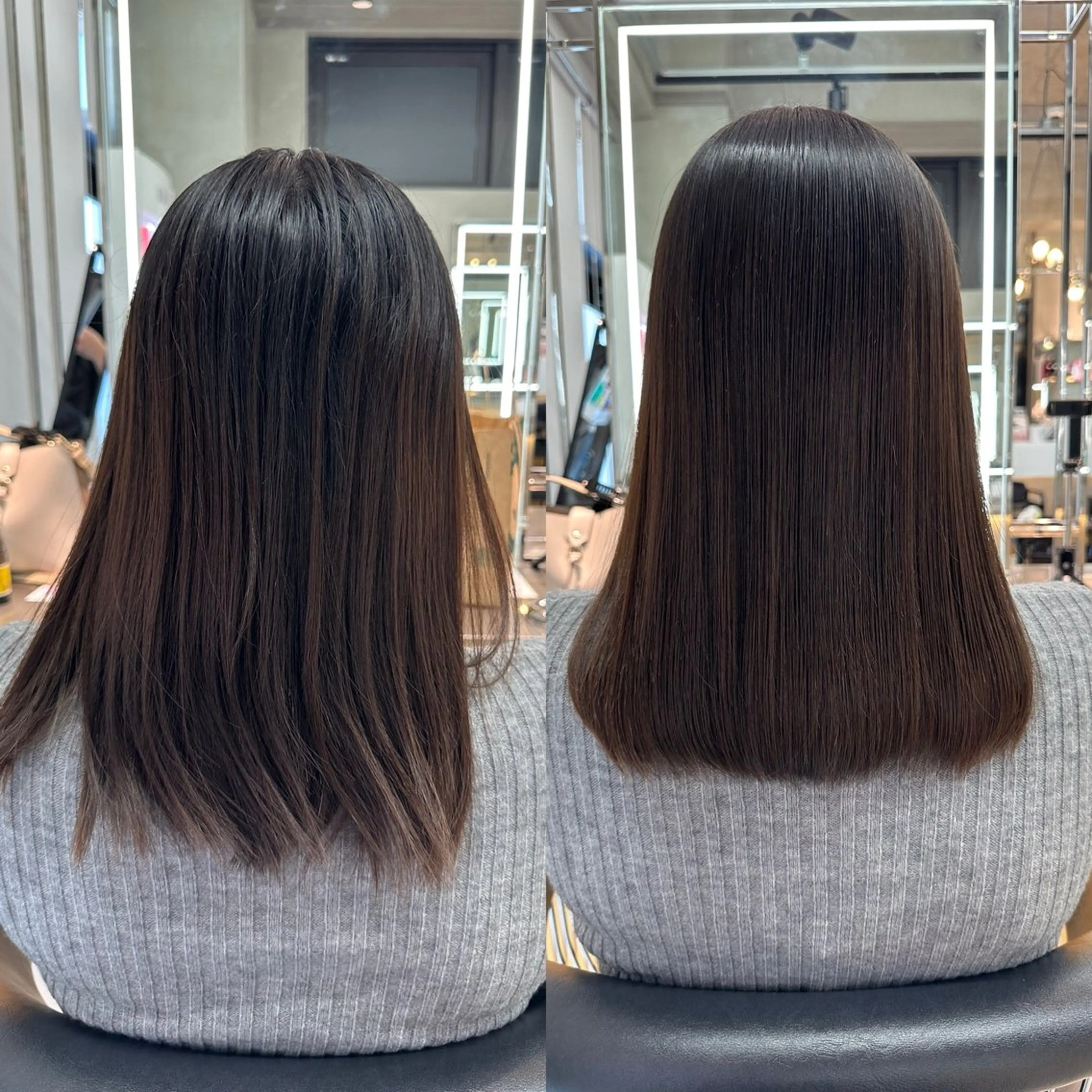 セミロング 縮毛矯正 トリートメント ✨髪質改善特化✨副 店長椎葉信乃介のヘアスタイル