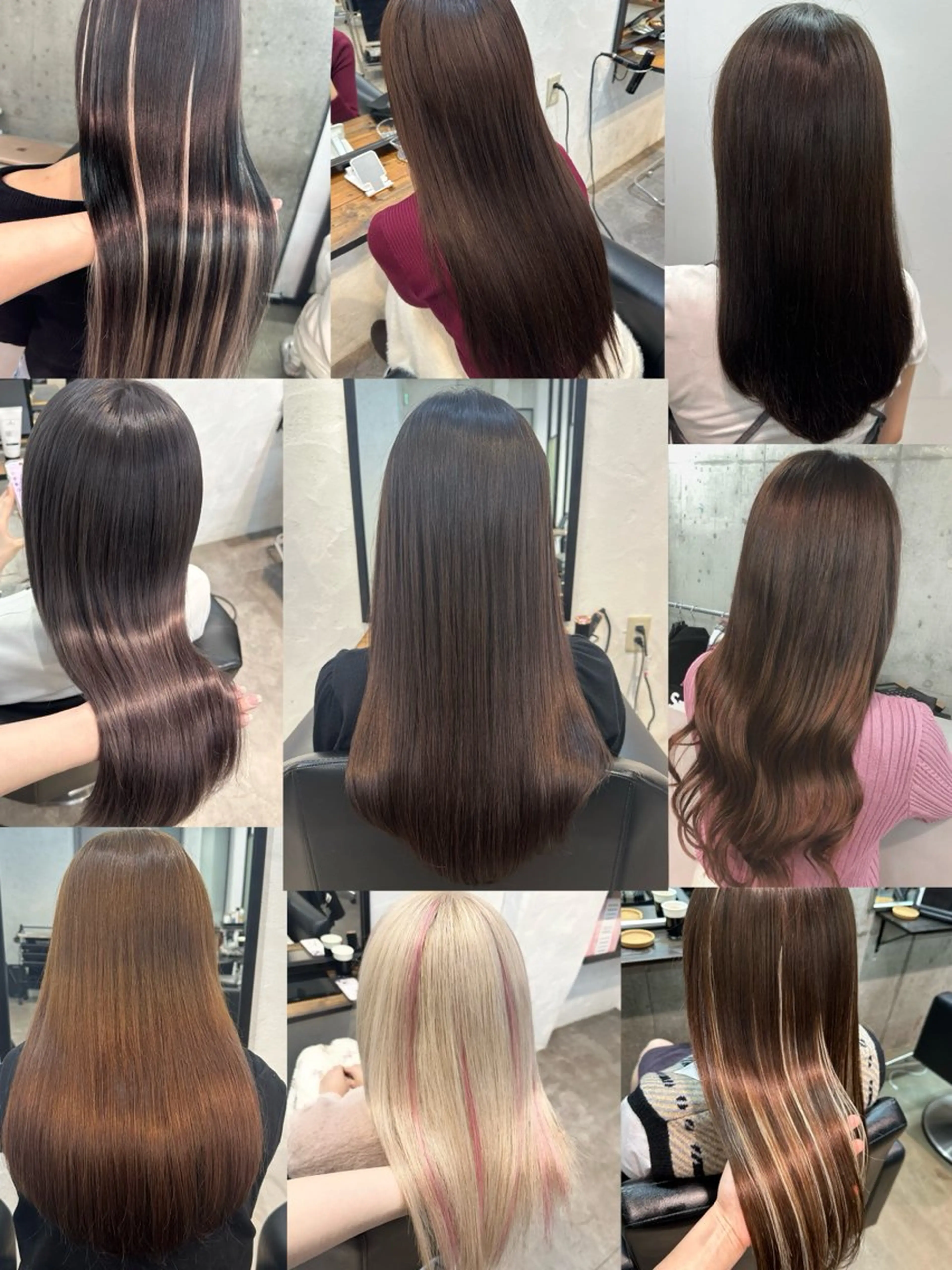 ロング カラー エクステ 🫧シールエクステ/ カラー🫧アサミ️のヘアスタイル