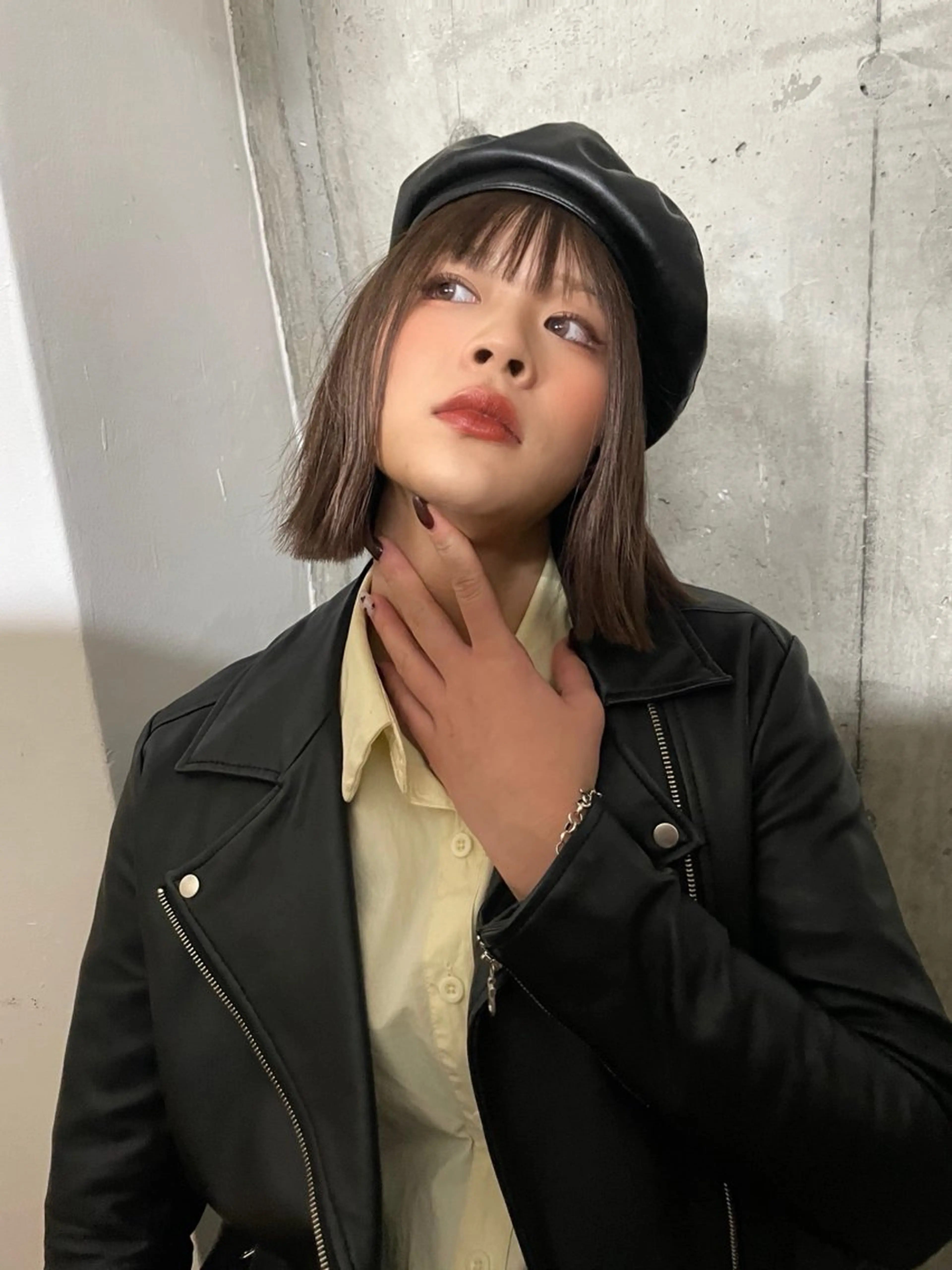 カラー YURiA レイヤー🫧暖色のヘアスタイル