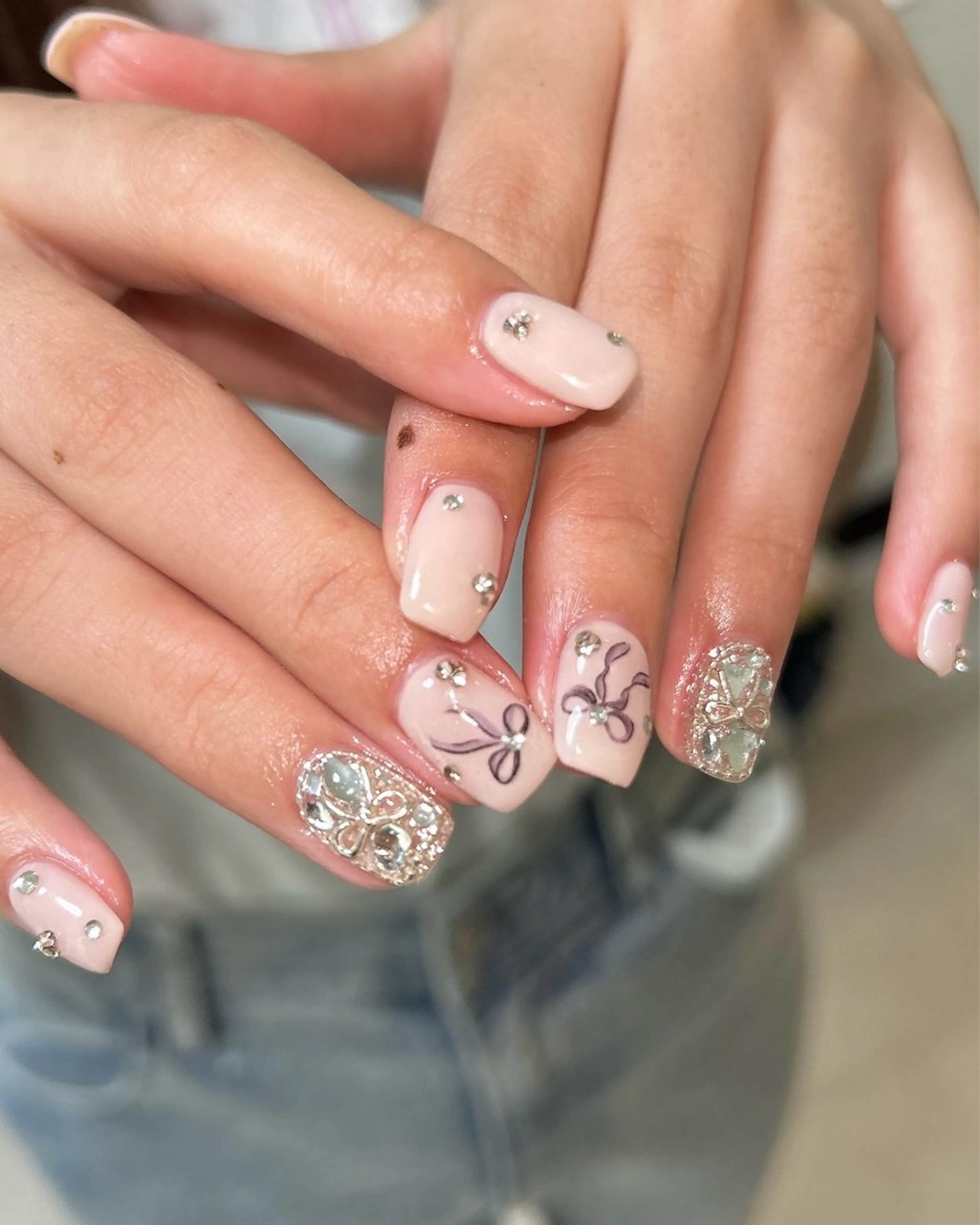 ネイル ハンドネイル ten nail salon　かえでのネイルデザイン