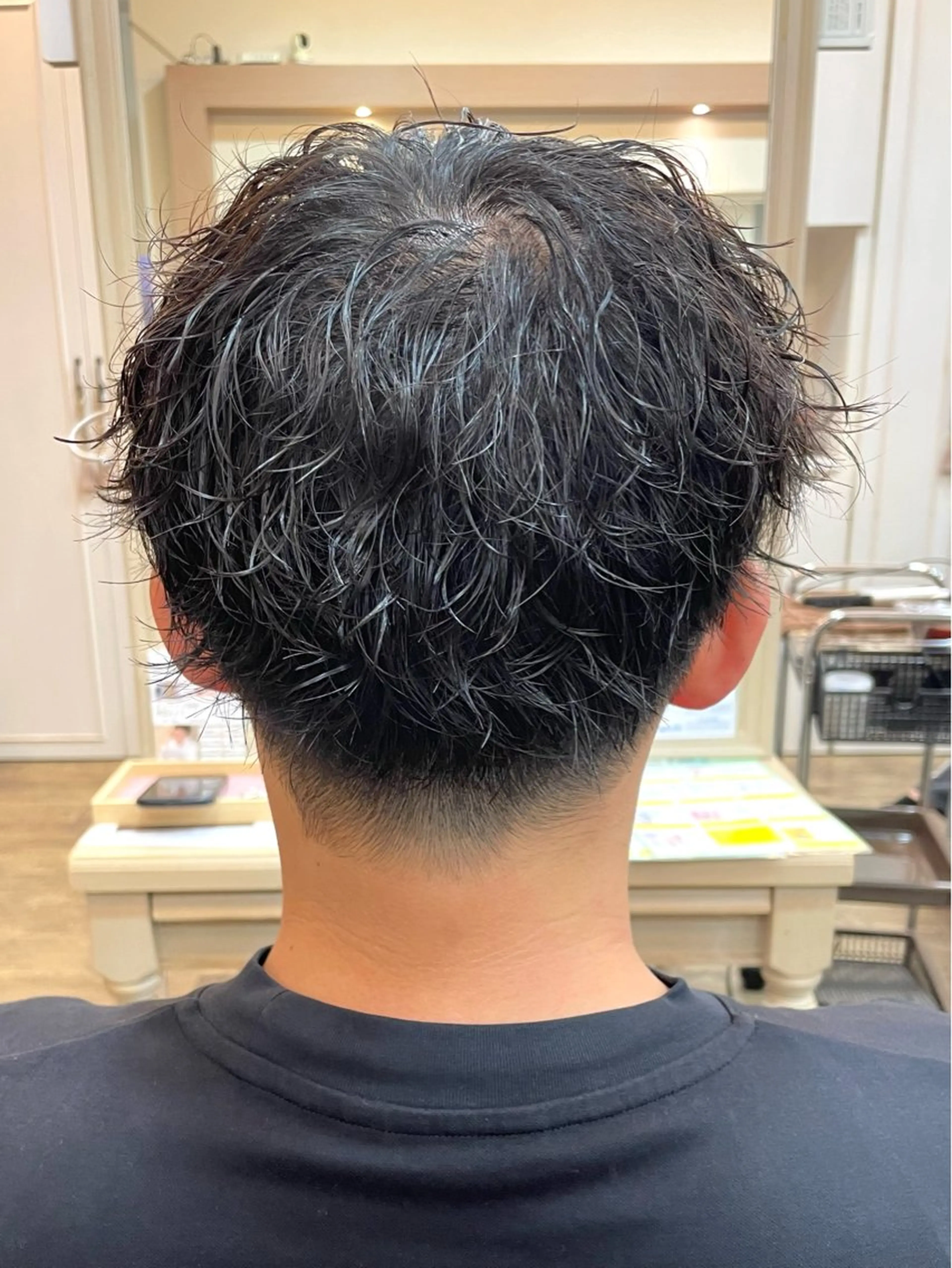 ショート パーマ メンズ カット パーマ メンズパーマ🌀/ 中村郁未のヘアスタイル