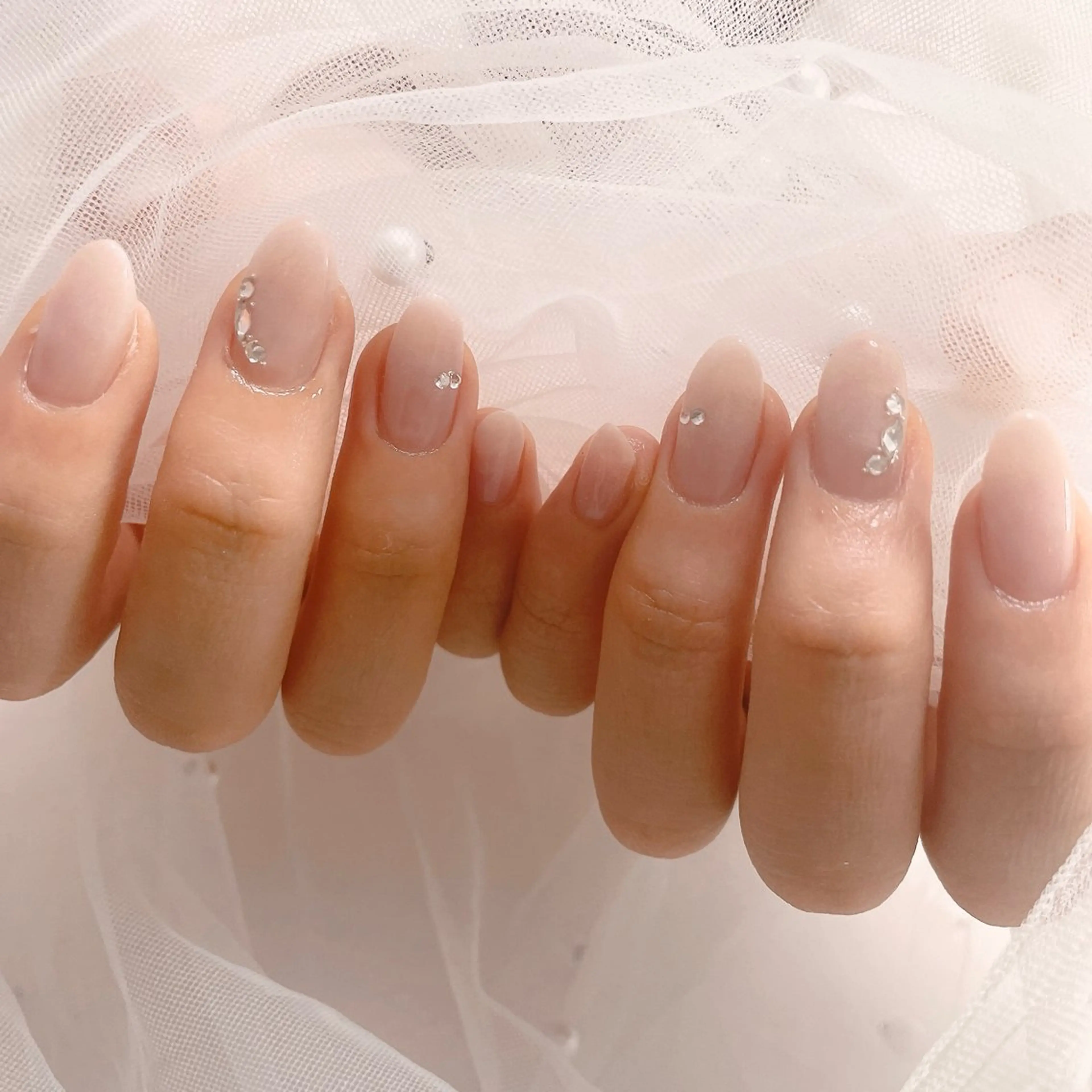 ネイル 卒業式 オフィスネイル 春ネイル ハンドネイル なっちゃん所属・ネイルサロン なっちゃん(古千谷)のネイルデザイン