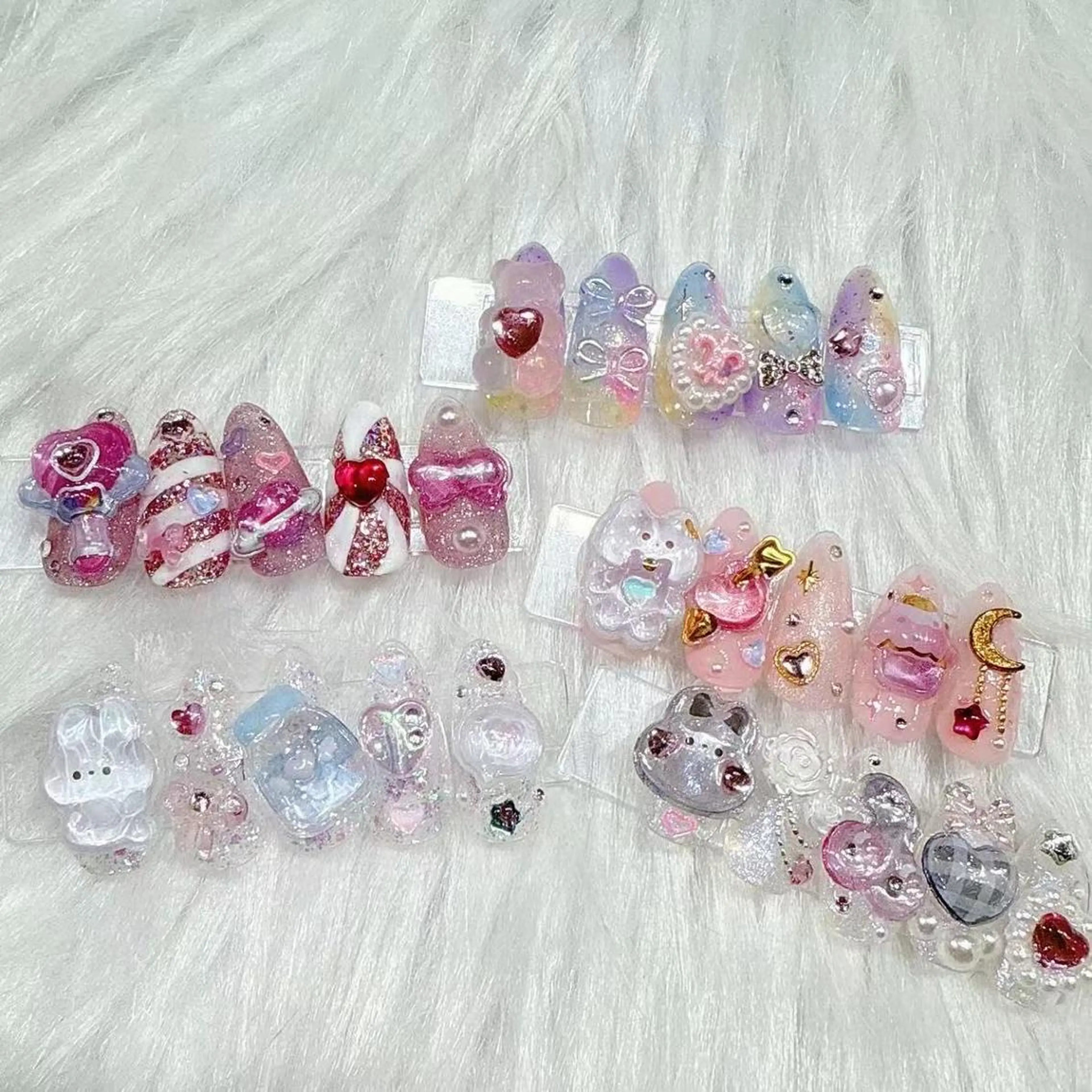 ネイル チークネイル 韓国ネイル マグネットネイル 持ち込み スカルプネイル Speraネイル 大宮店🎀のネイルデザイン