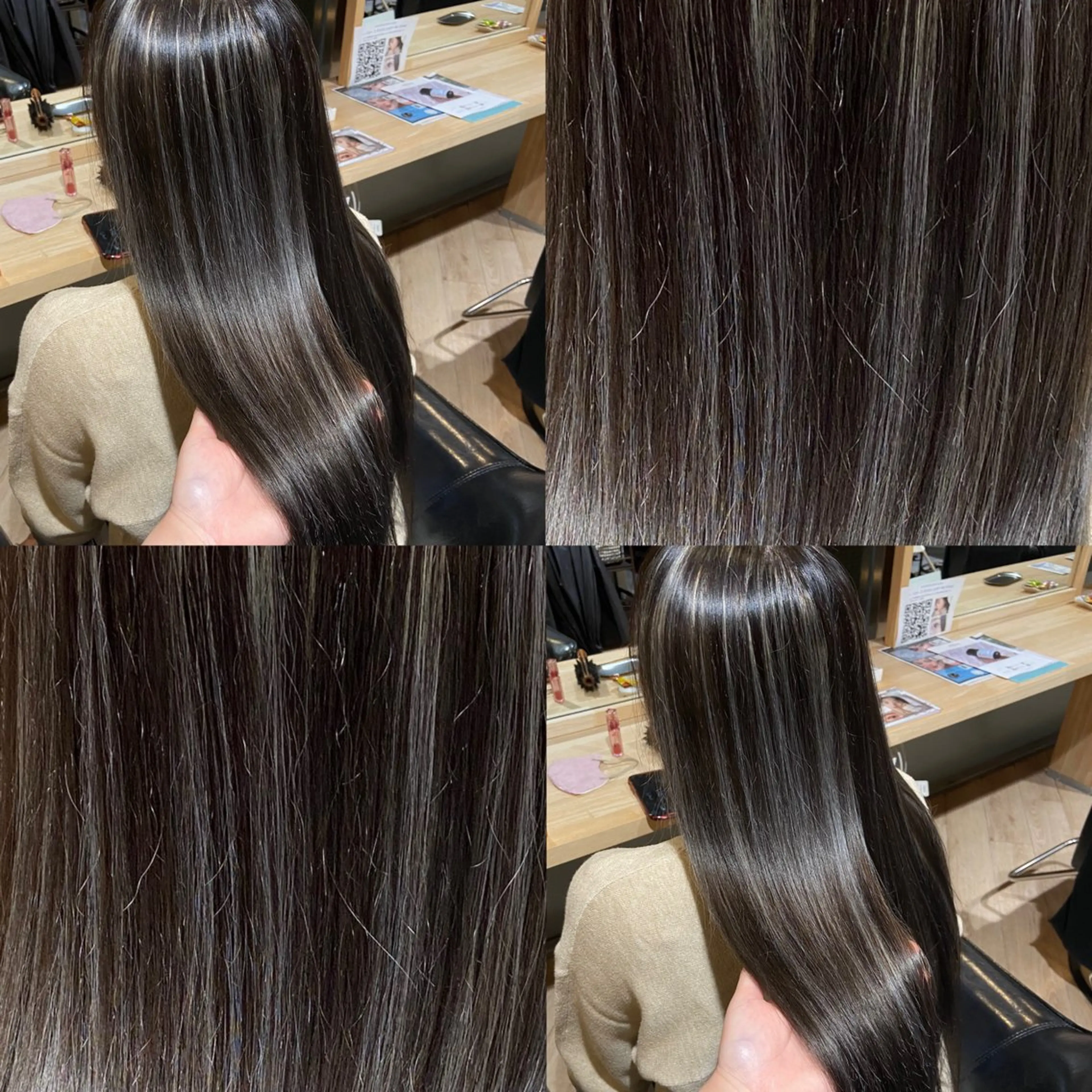 ロング カラー ハイライトカラー ハイライト カット ヘアカラー ELLE&SALLY 石野のヘアスタイル