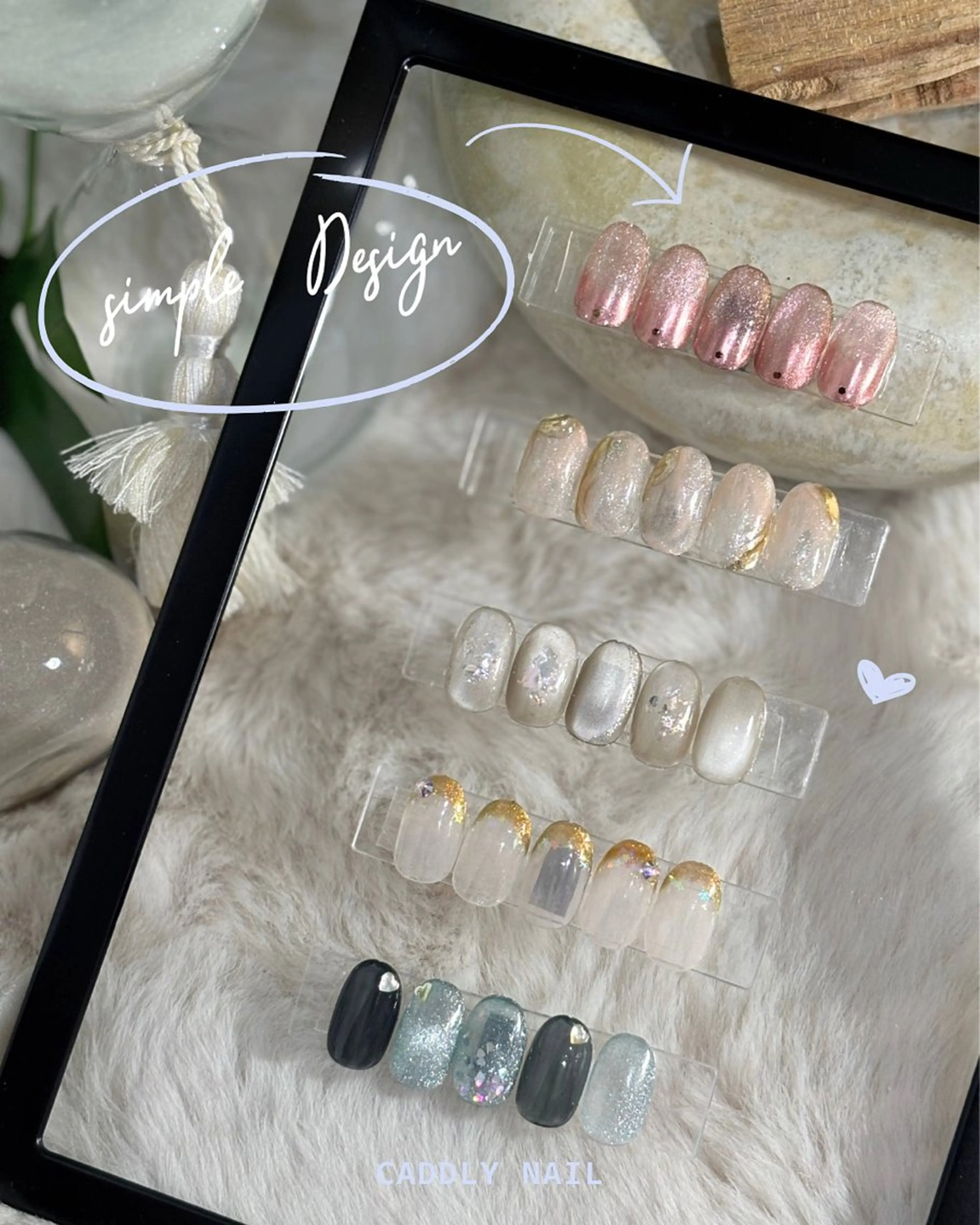 ネイル ハンドネイル caddly naoのネイルデザイン