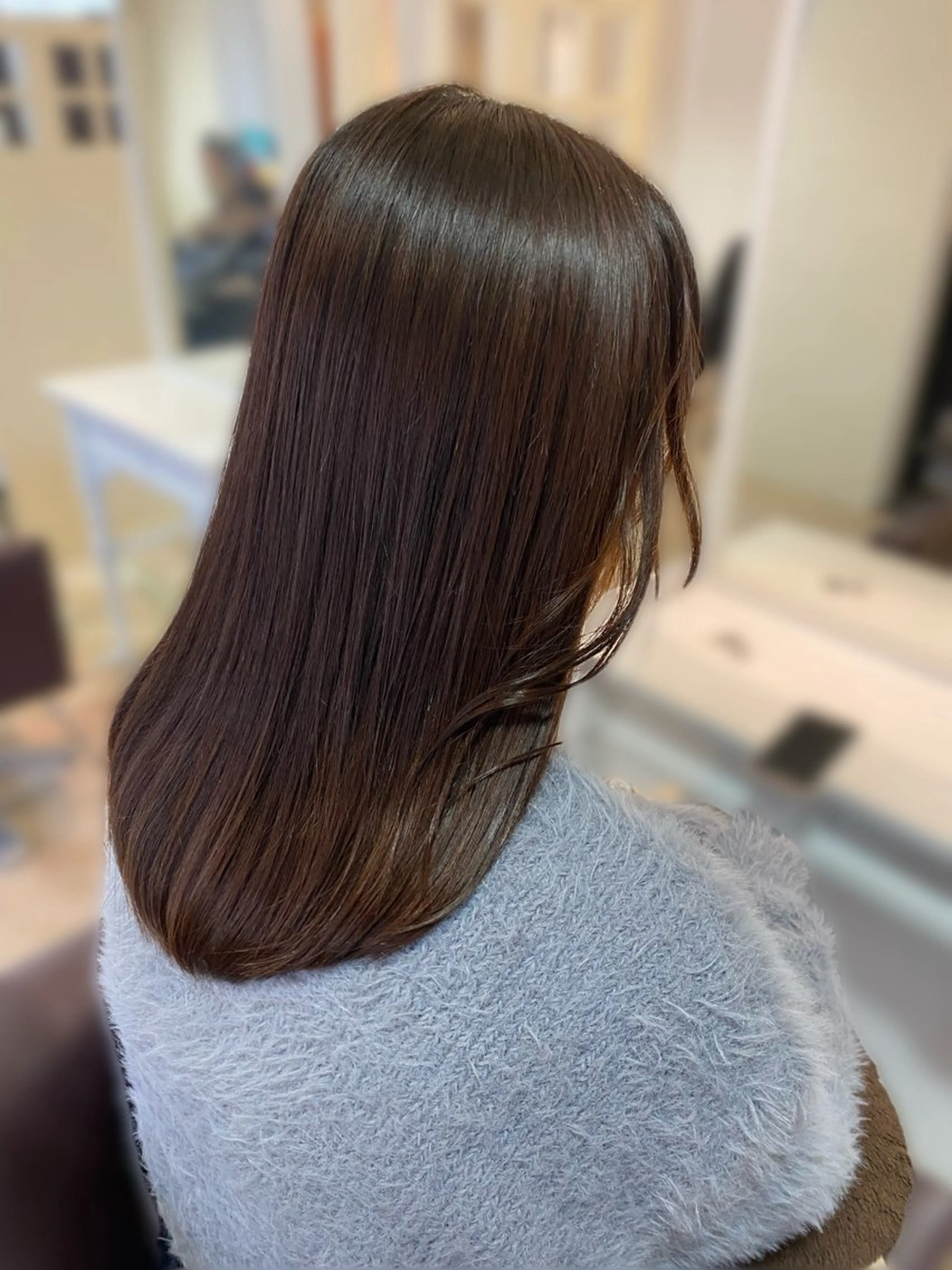 ミディアム カラー ブラウンカラー カット ヘアカラー Reginavita栄店 【レジナヴィータ】所属・鈴木 二依奈のヘアスタイル