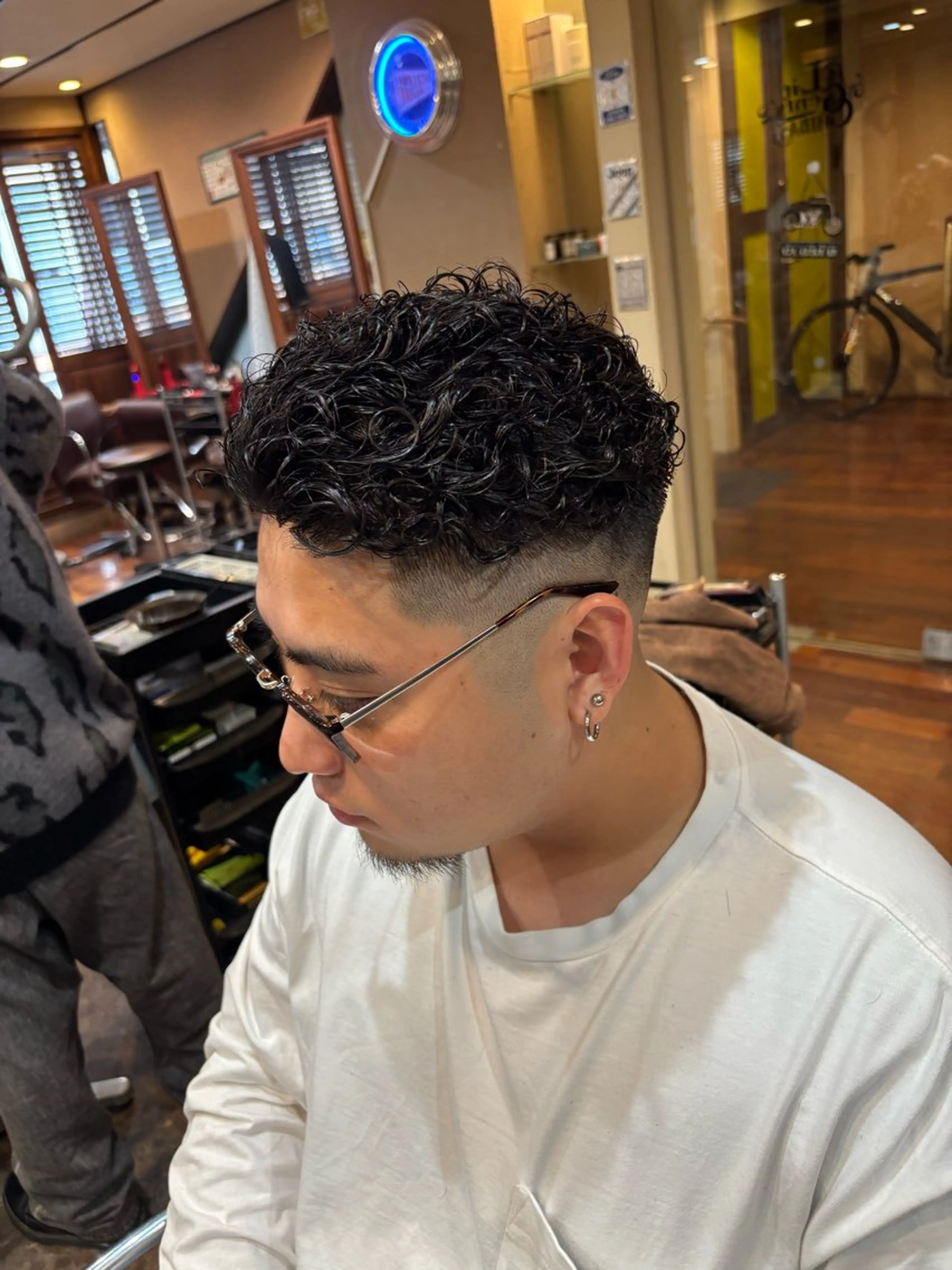 カット＋極道パーマの写真