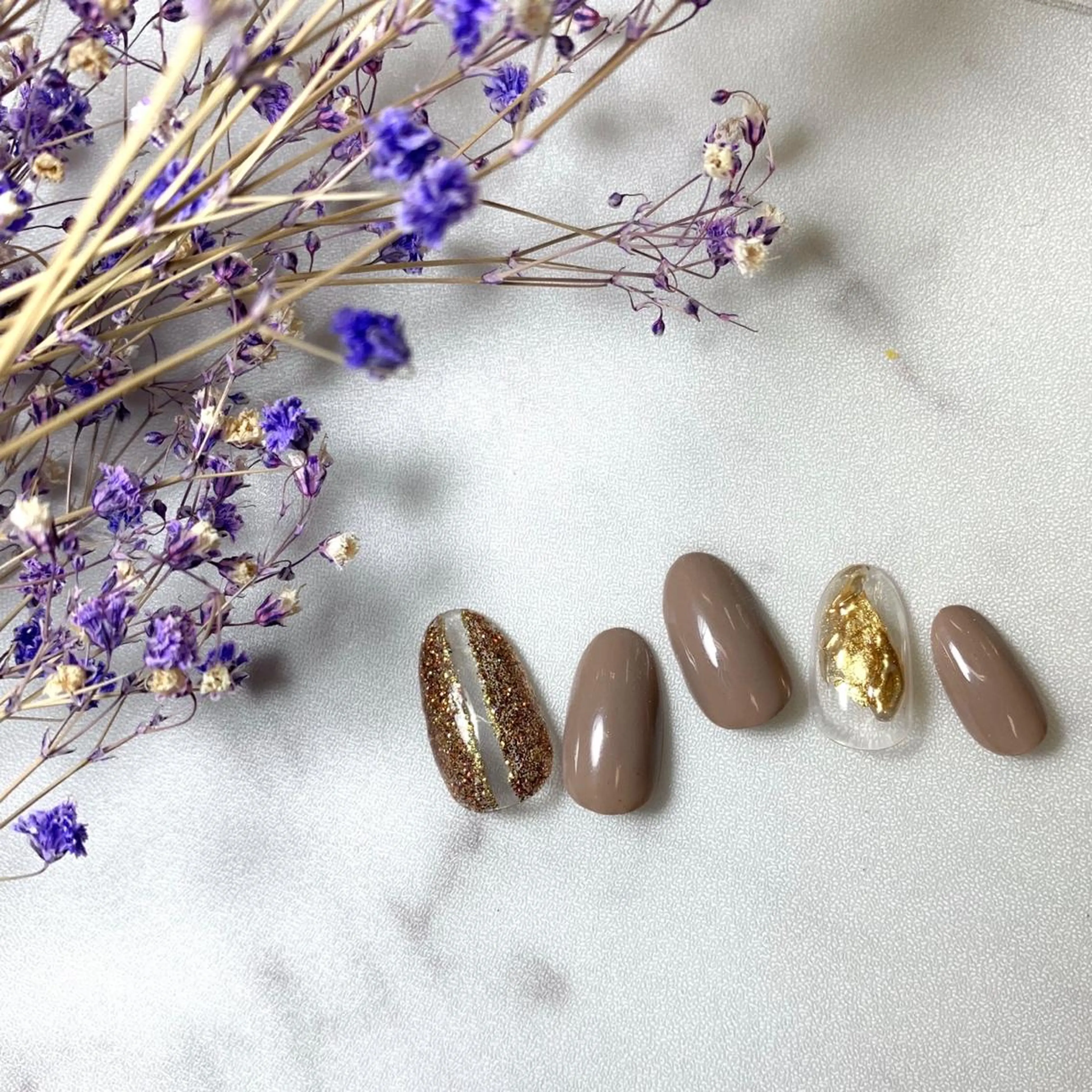 カラー ネイル ミラーネイル ニュアンスネイル yuri kaのネイルデザイン