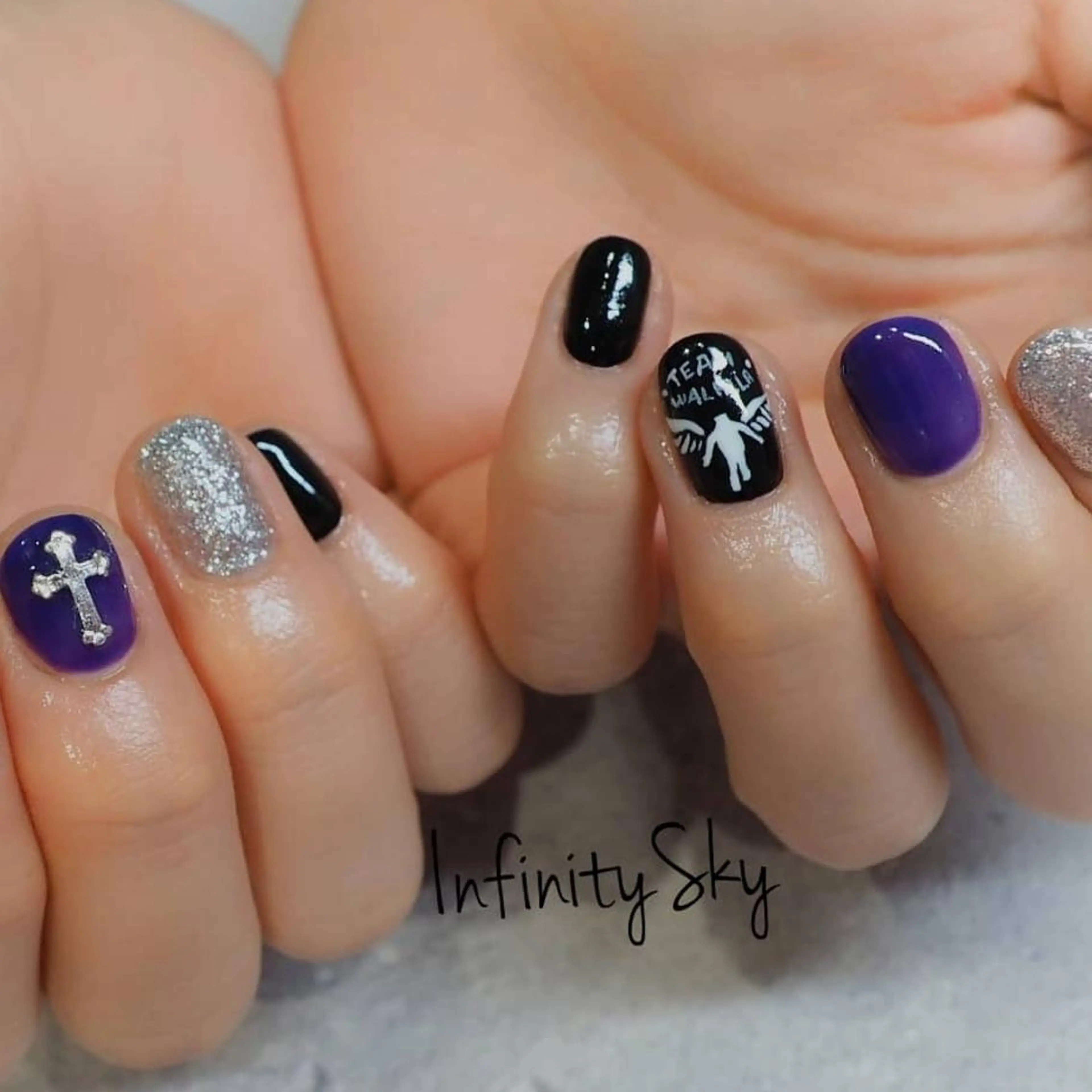 ネイル ハンドネイル infinity skyのネイルデザイン