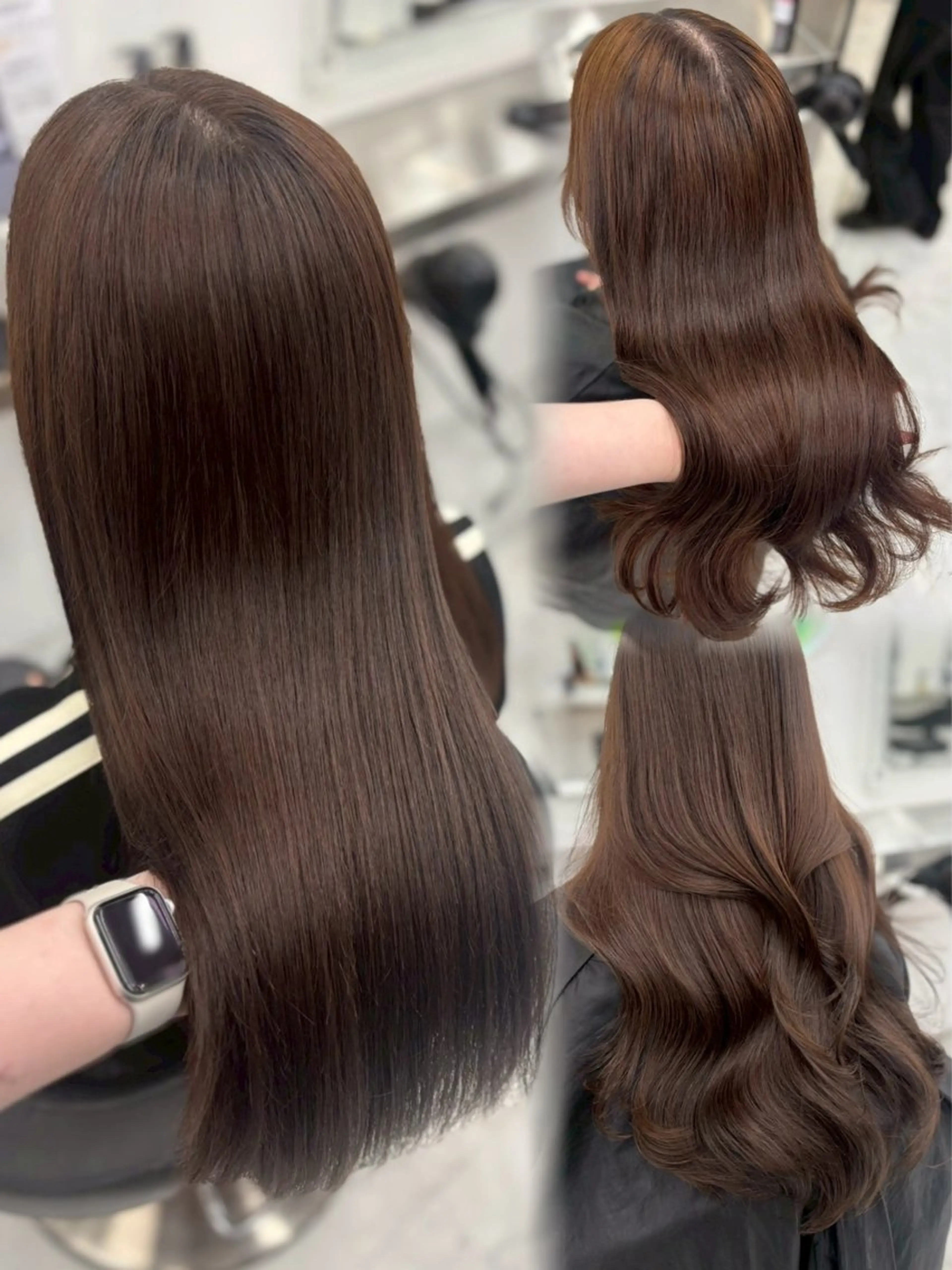 ロング カラー ヘアカラー ヘアセット 上品モテヘア🩶 karen🩶のヘアスタイル