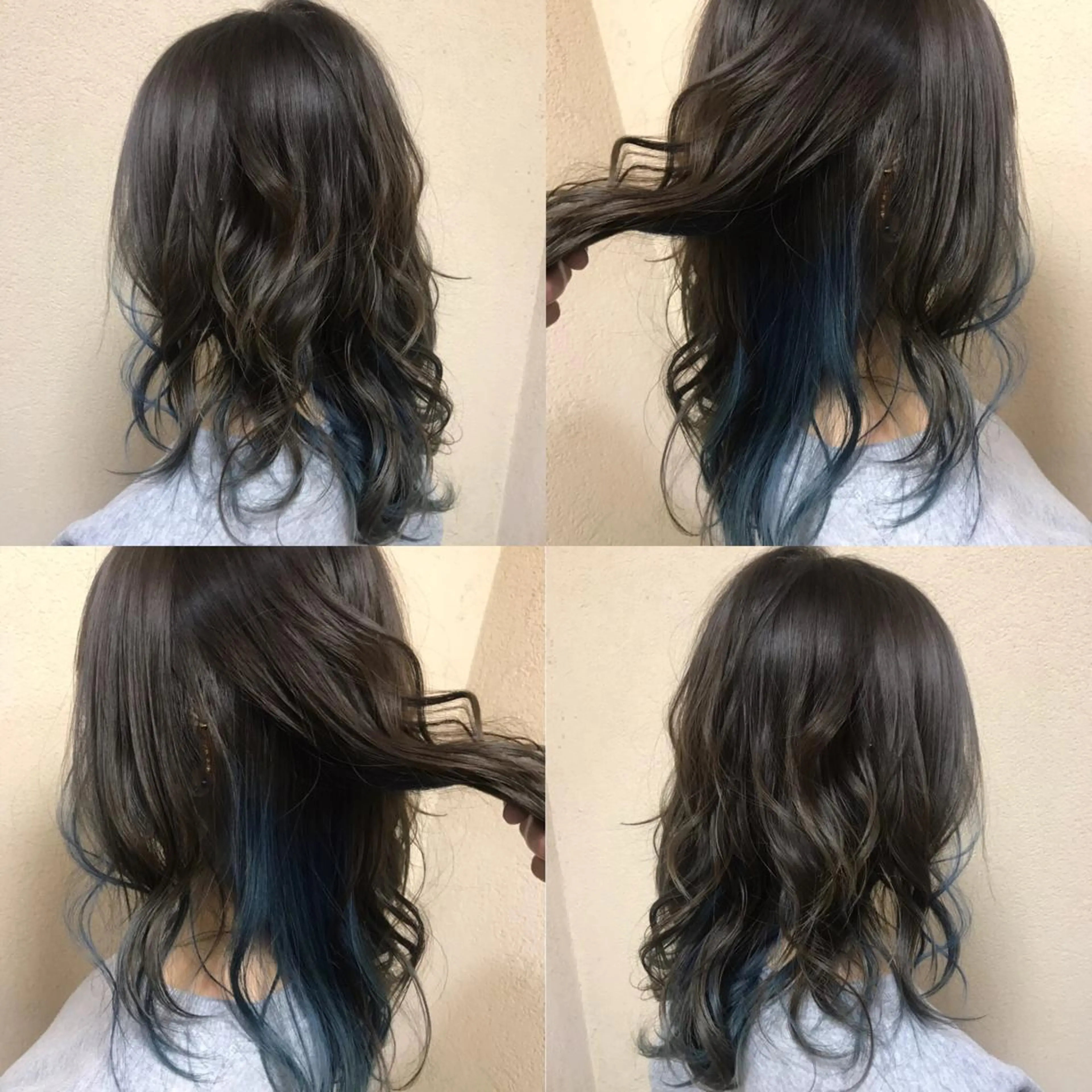 ミディアム カラー 透明感カラー・ 髪質改善🩵イケダのヘアスタイル