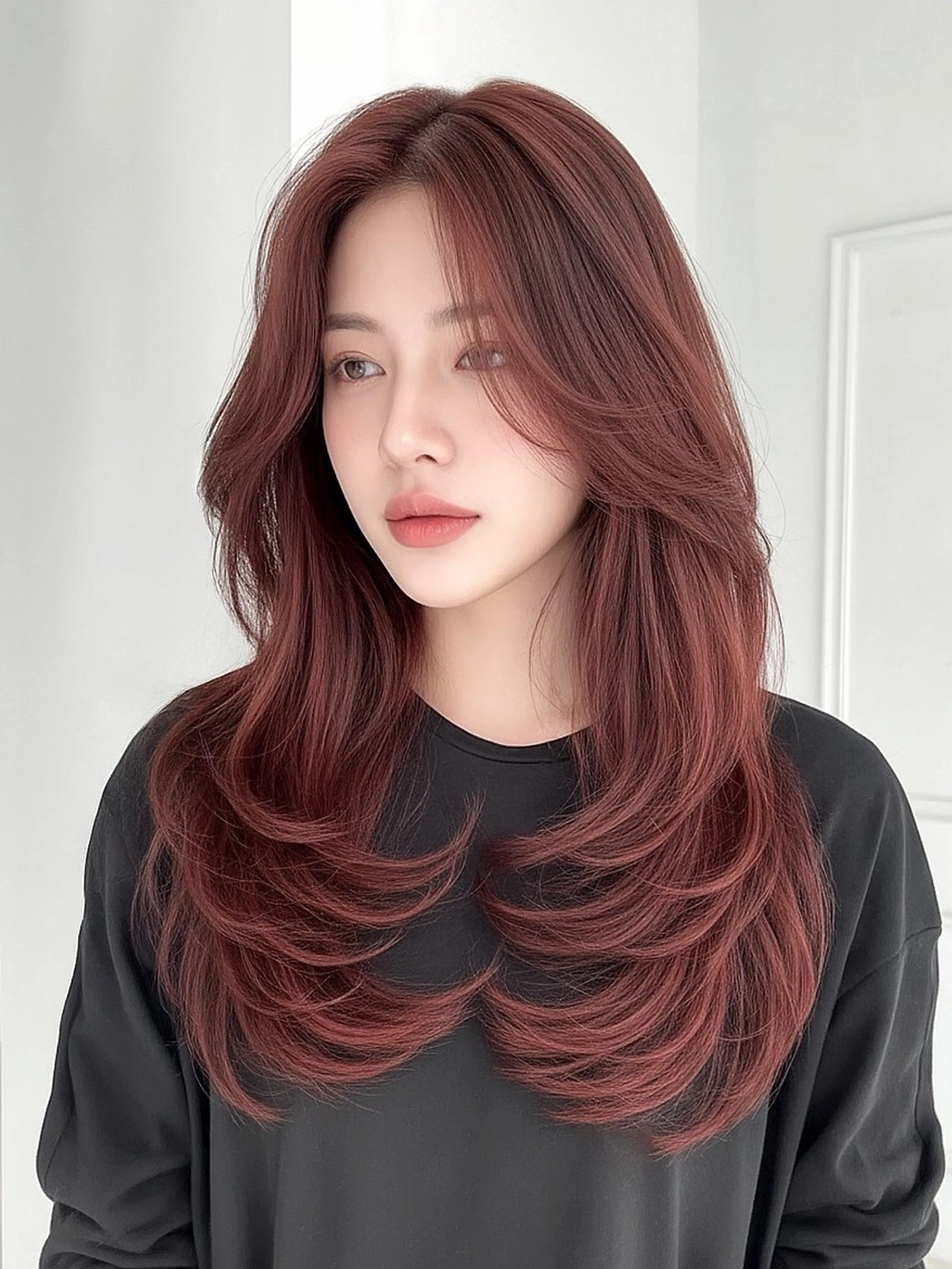 ロング カット ヘアカラー トリートメント シンタニナオト /梅田茶屋町のヘアスタイル