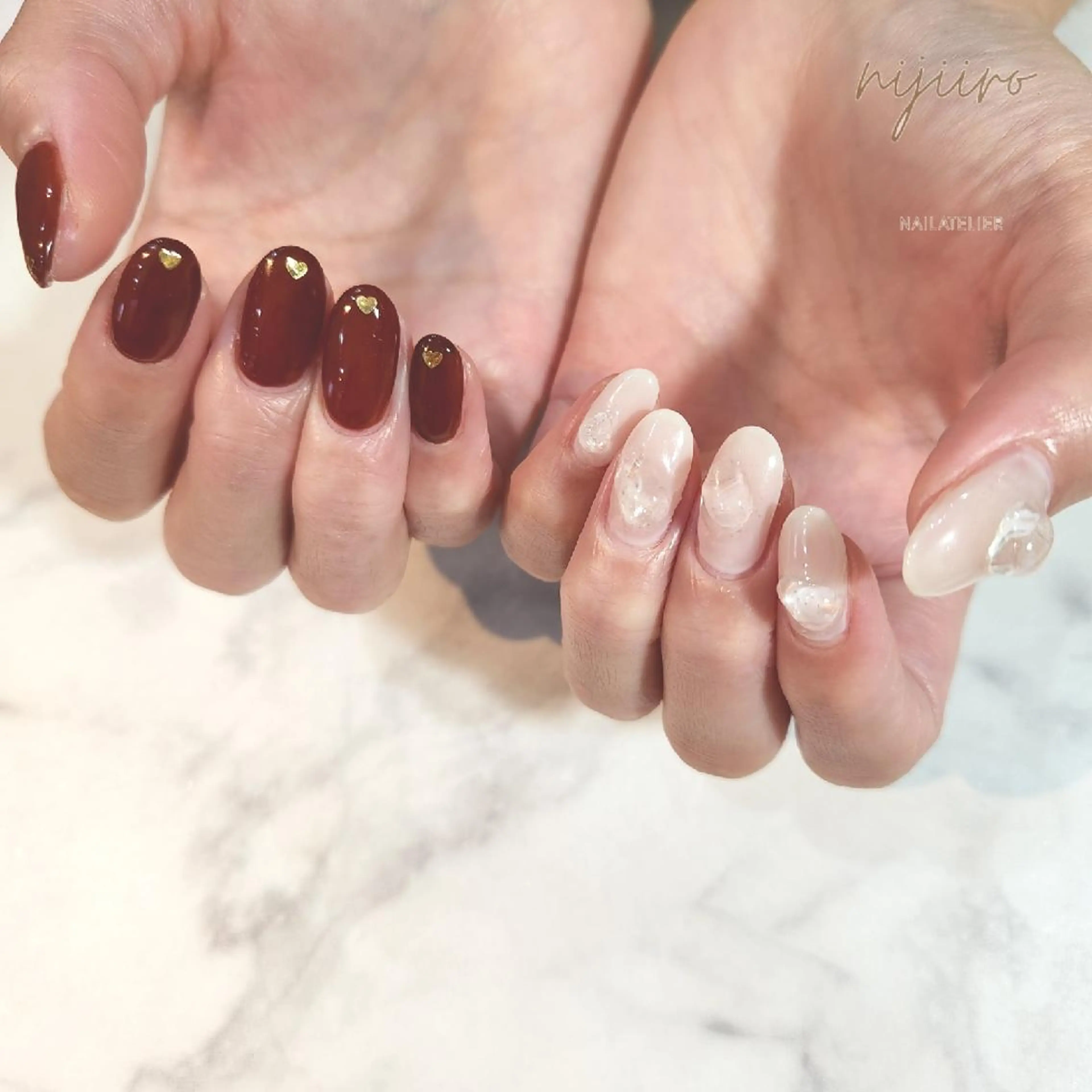 ネイル ハンドネイル nailatelier nijiiro.所属・nijiiro🌈 サトウのネイルデザイン