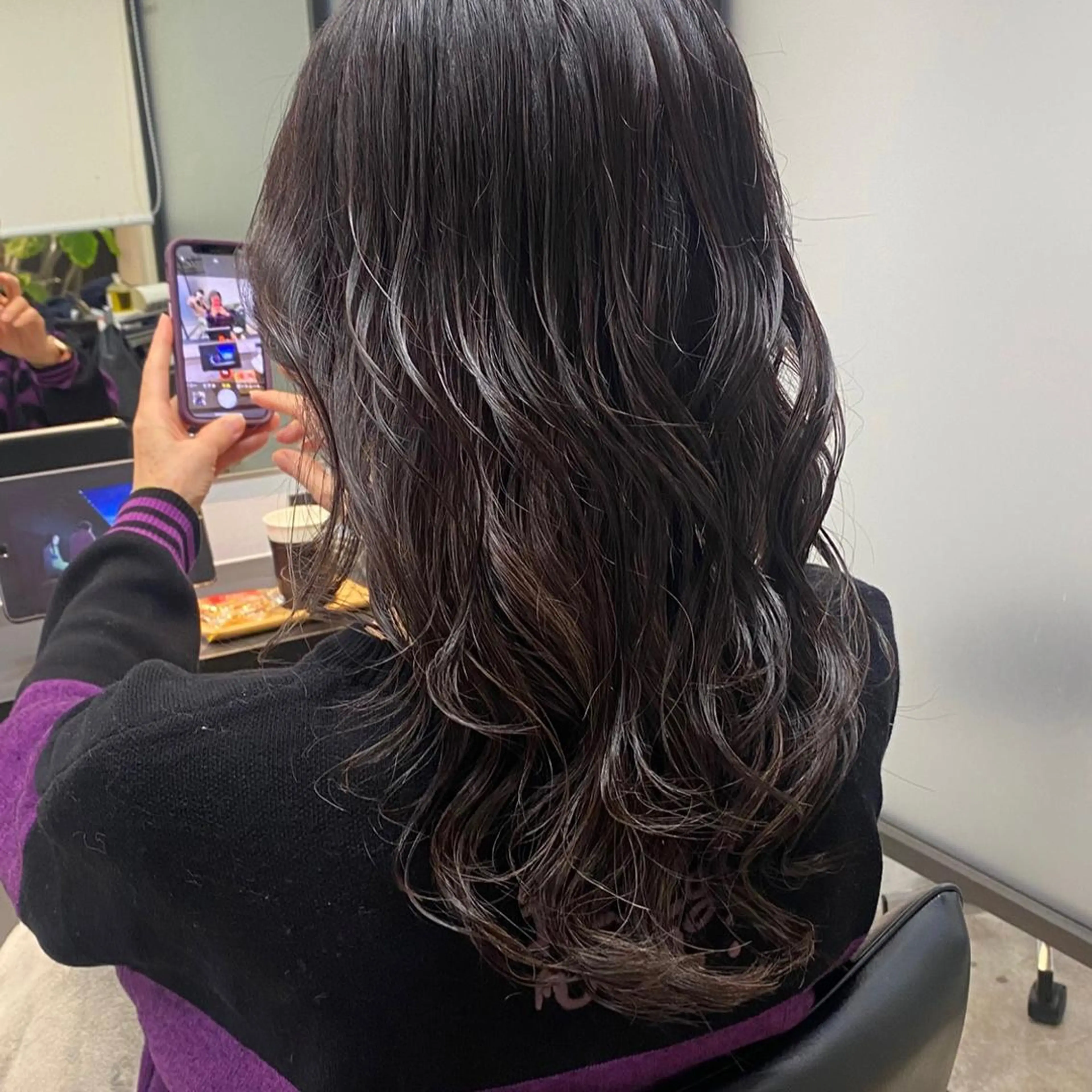 ロング カラー パーマ ヘアアレンジ ツヤ髪 ／髪質改善 松岡将太郎のヘアスタイル