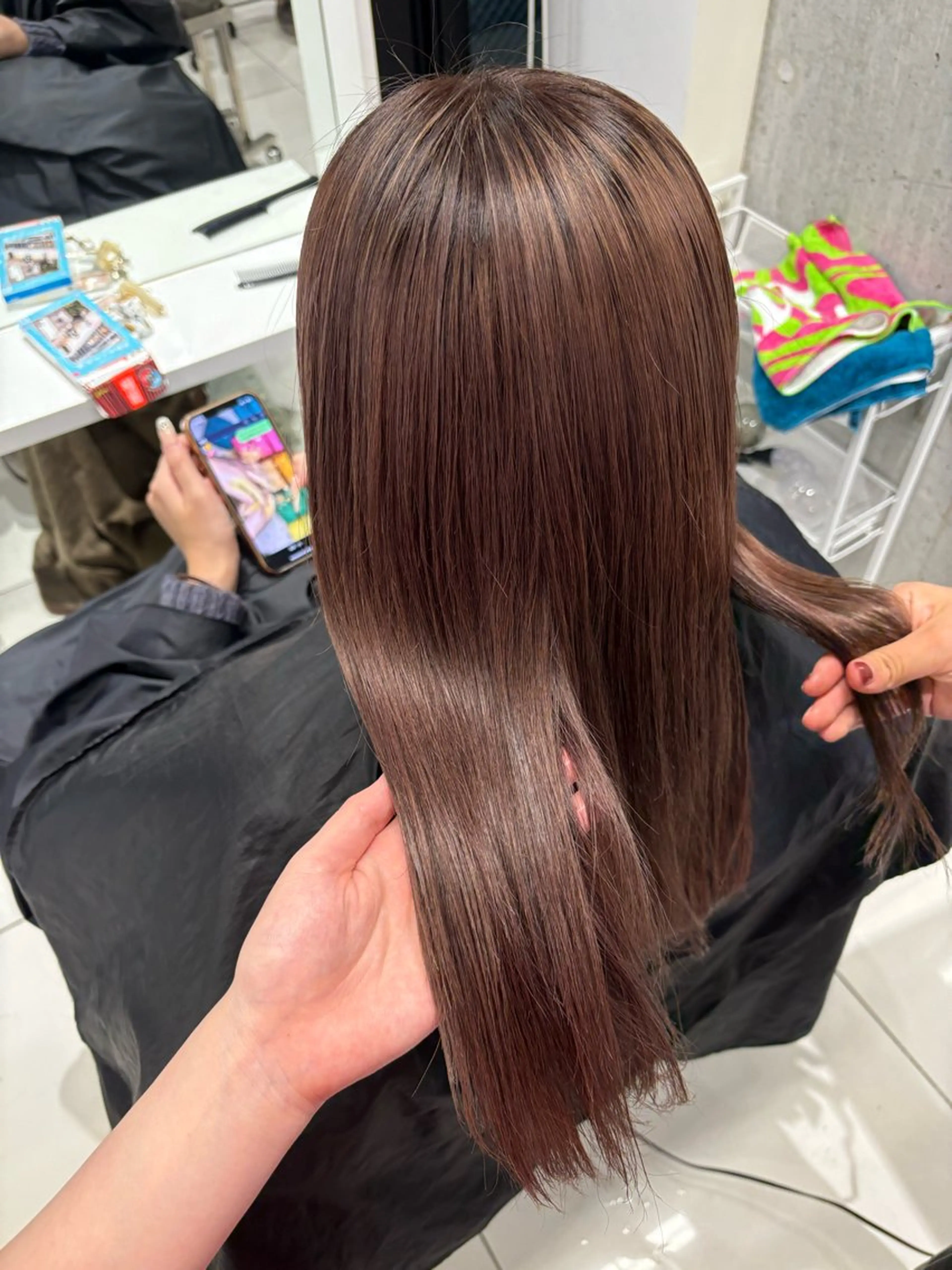 カラー ヘアカラー cocoro /ボブ/艶カラーのヘアスタイル