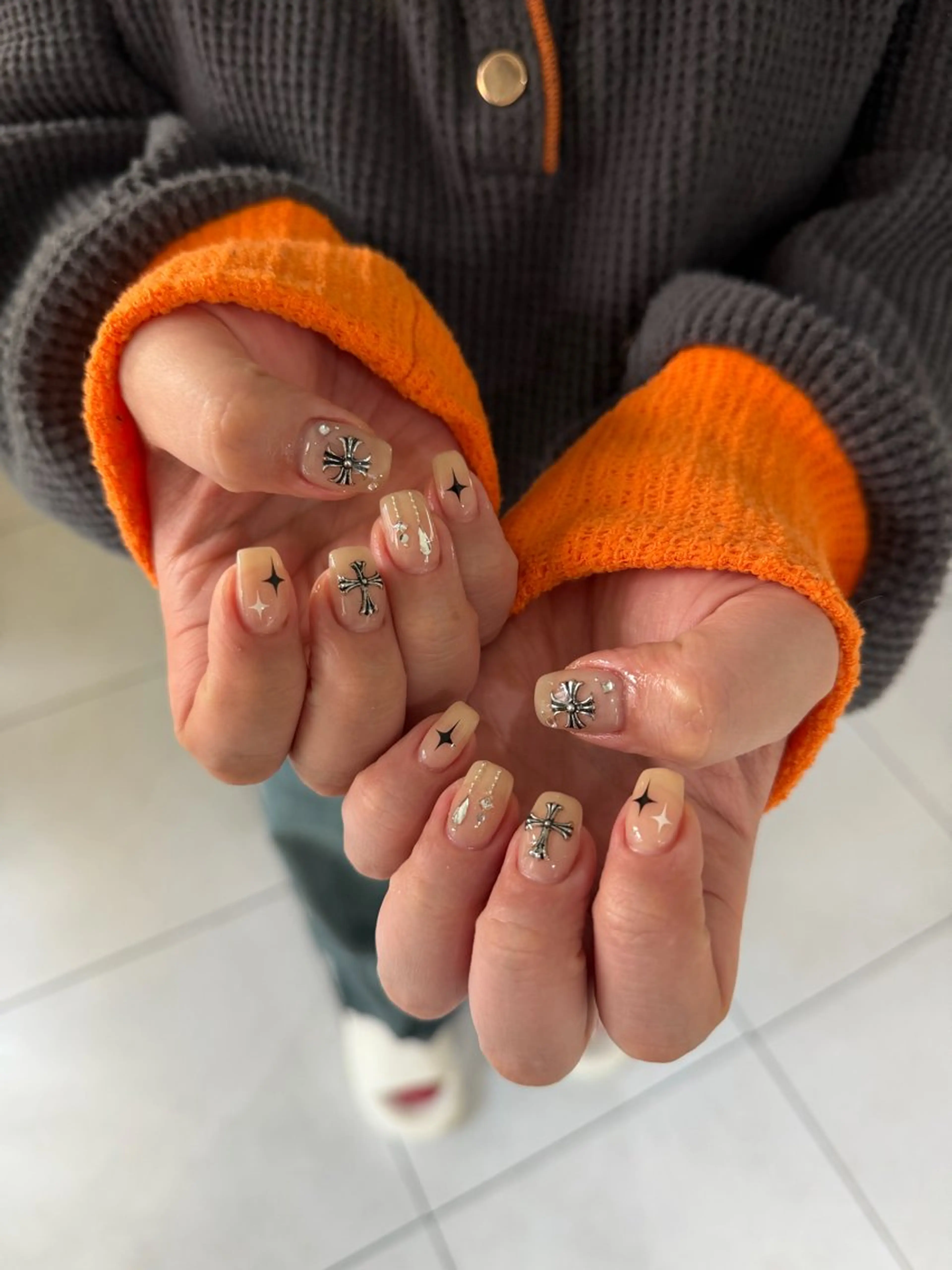 ネイル 持ち込み ハンドネイル ハンドケア Charme. NOBUKOのネイルデザイン