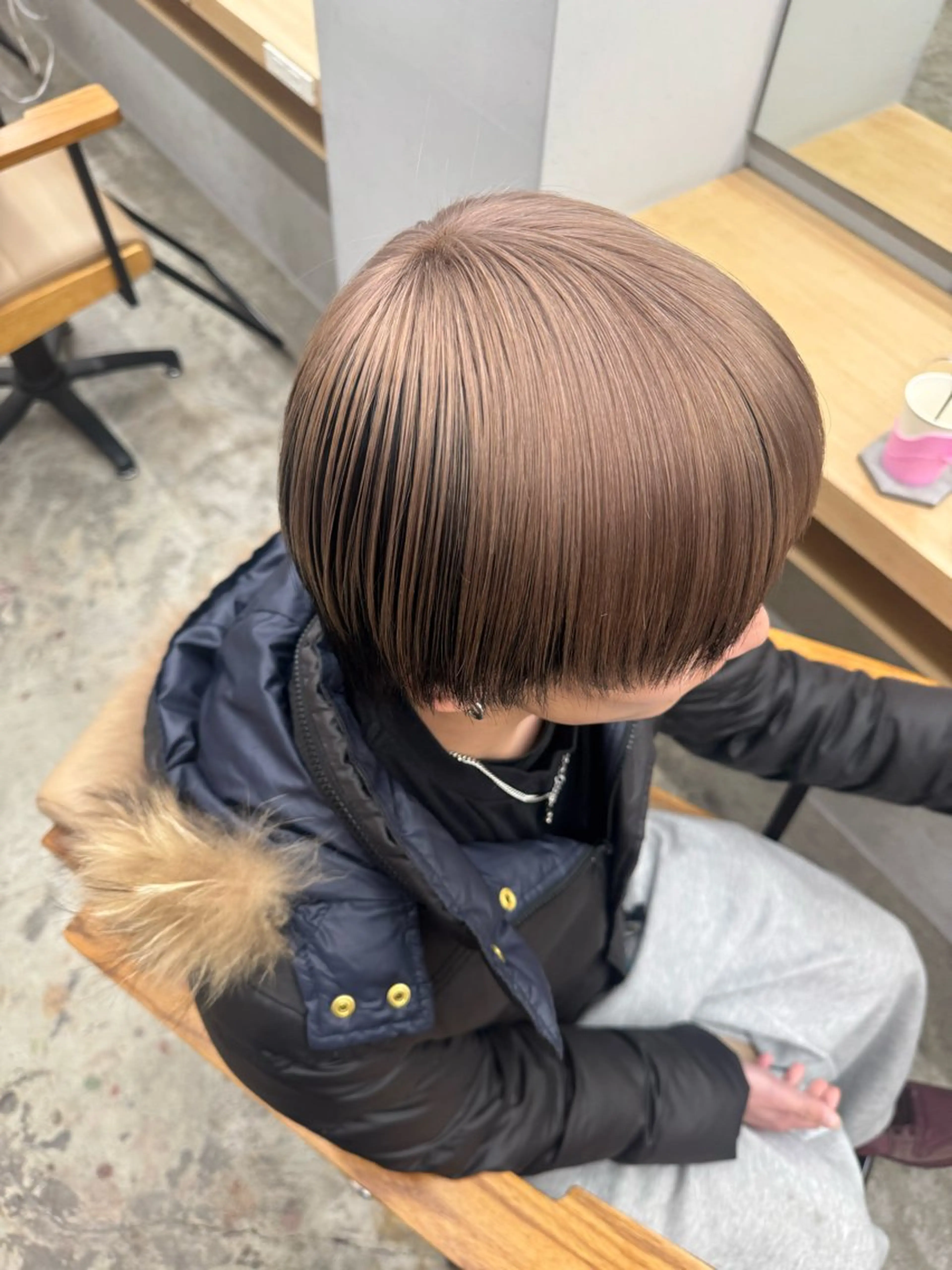 メンズ ヘアカラー トリートメント ヘアセット ブリーチ/艶カラー/ sakura❤︎のヘアスタイル