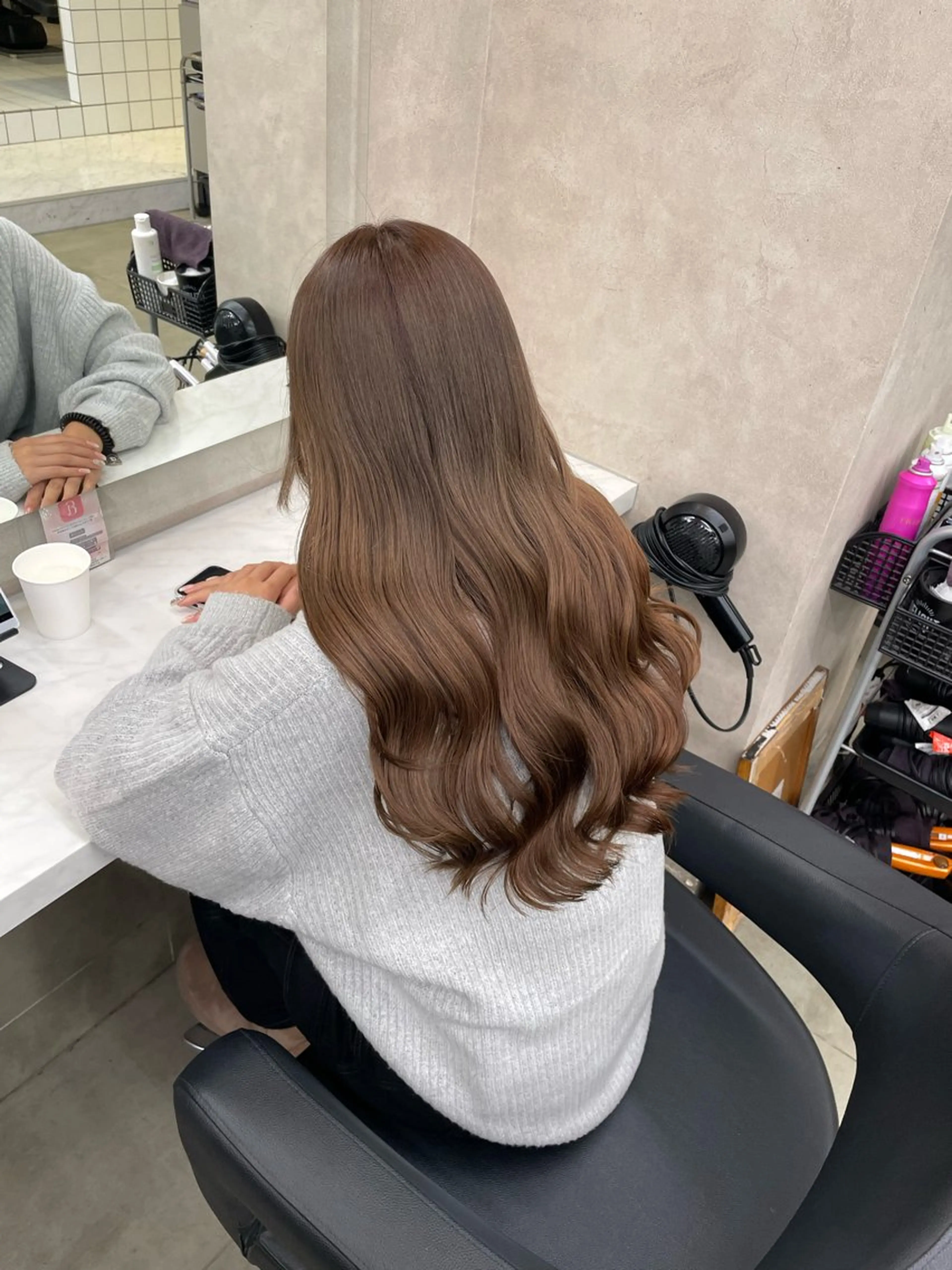 ロング カラー ヘアアレンジ ヘアカラー トリートメント ヘアセット 💗横浜美容室 💗HARUNAのヘアスタイル