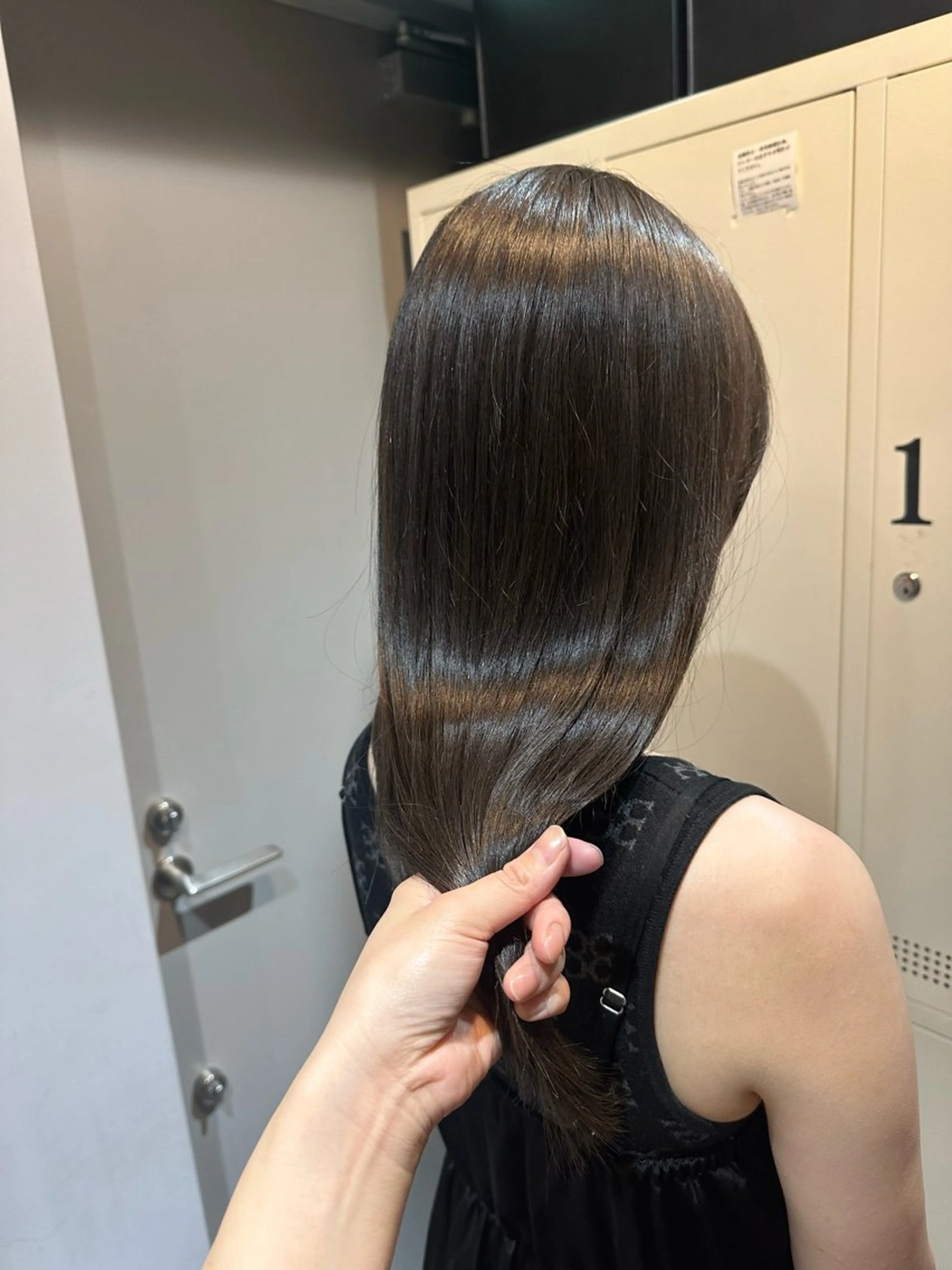 セミロング 縮毛矯正 縮毛矯正+モテカラー 🎀✨mihoのヘアスタイル