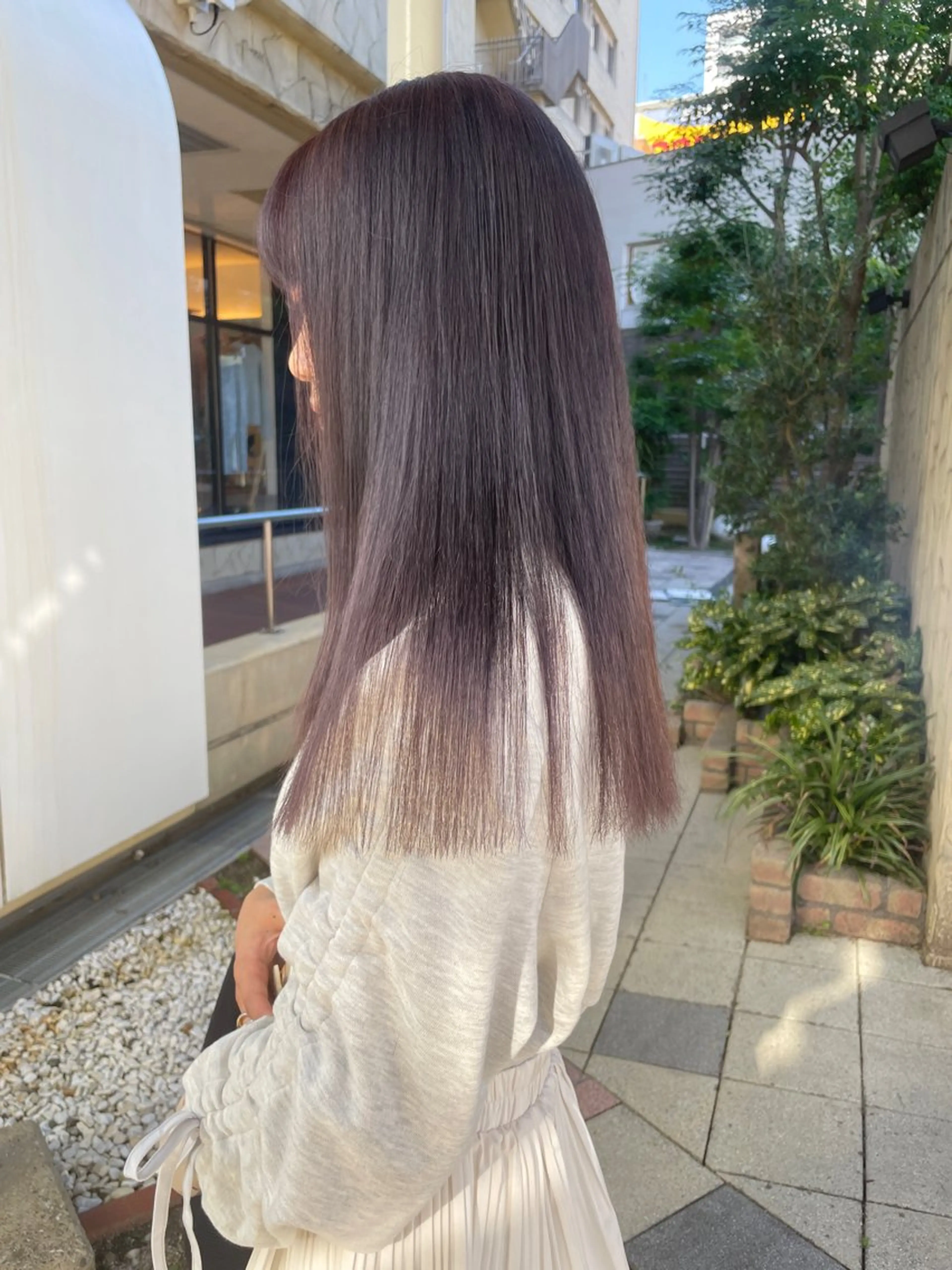 ロング カラー 🙃 透明感カラー/ボブのヘアスタイル