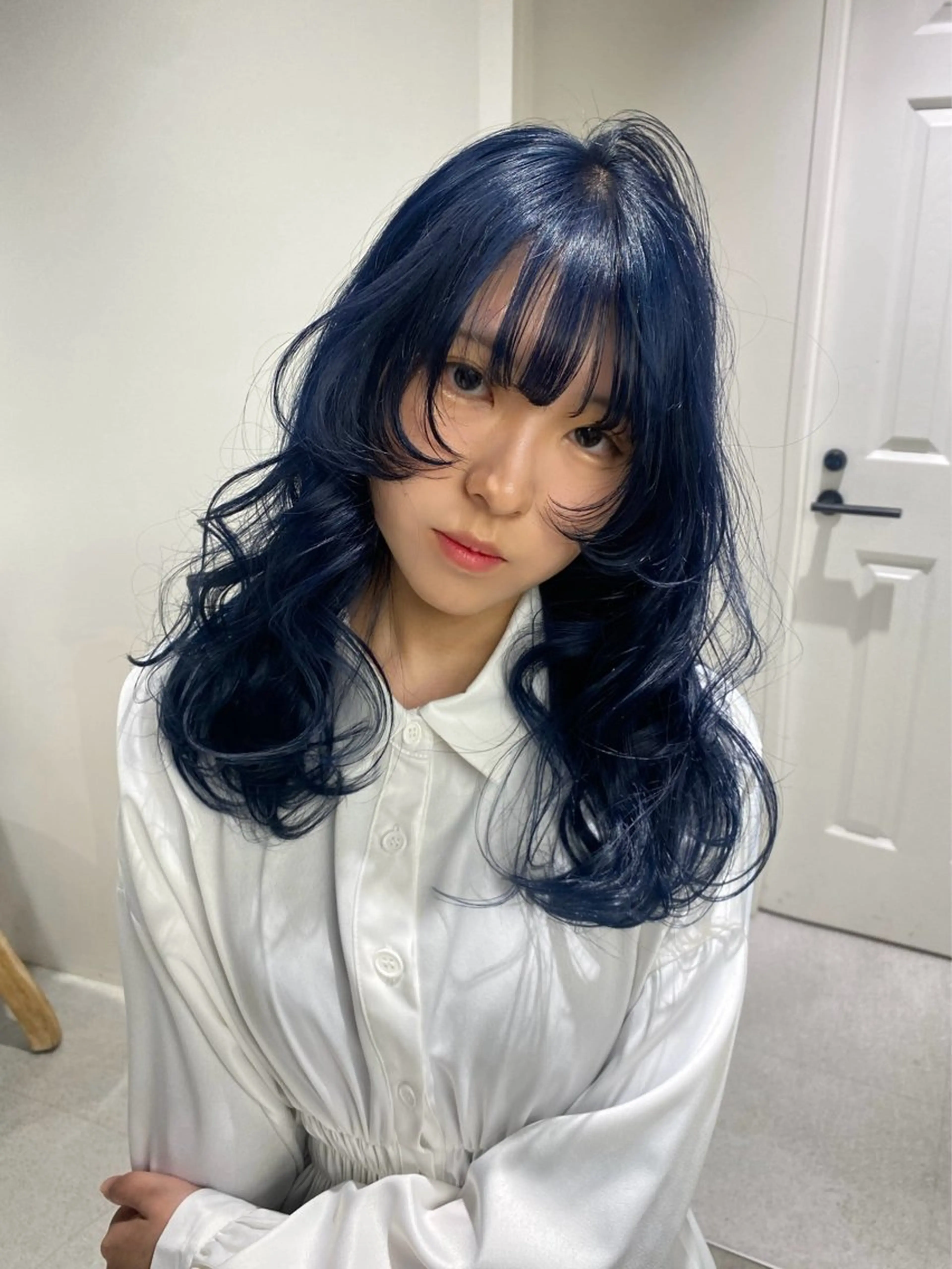 カラー Shiori・:* 💫のネイルデザイン