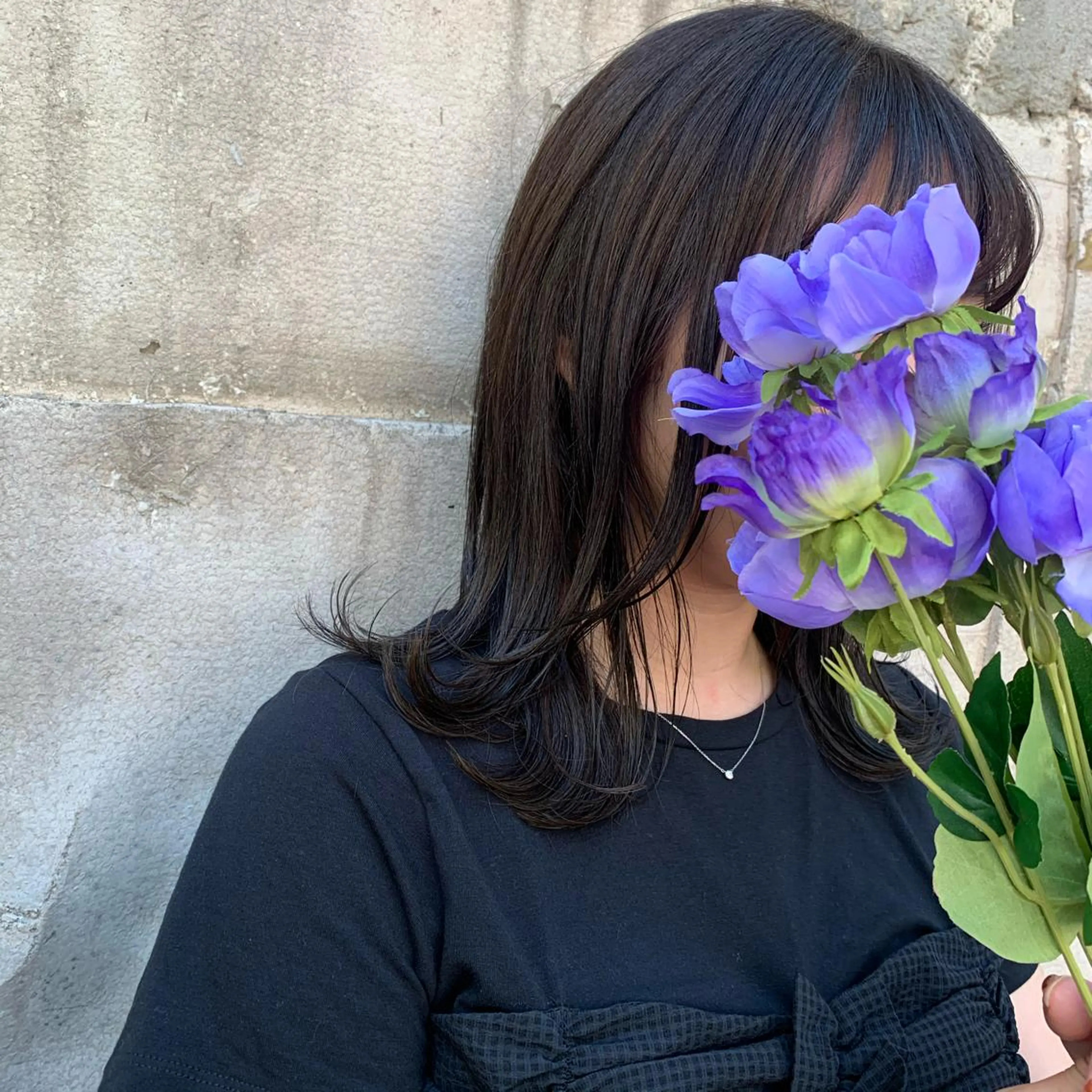 ミディアム カラー ベージュカラー 韓国風ヘア オルチャンヘア 韓国×巻ける髪質改善 💍maki💍のヘアスタイル