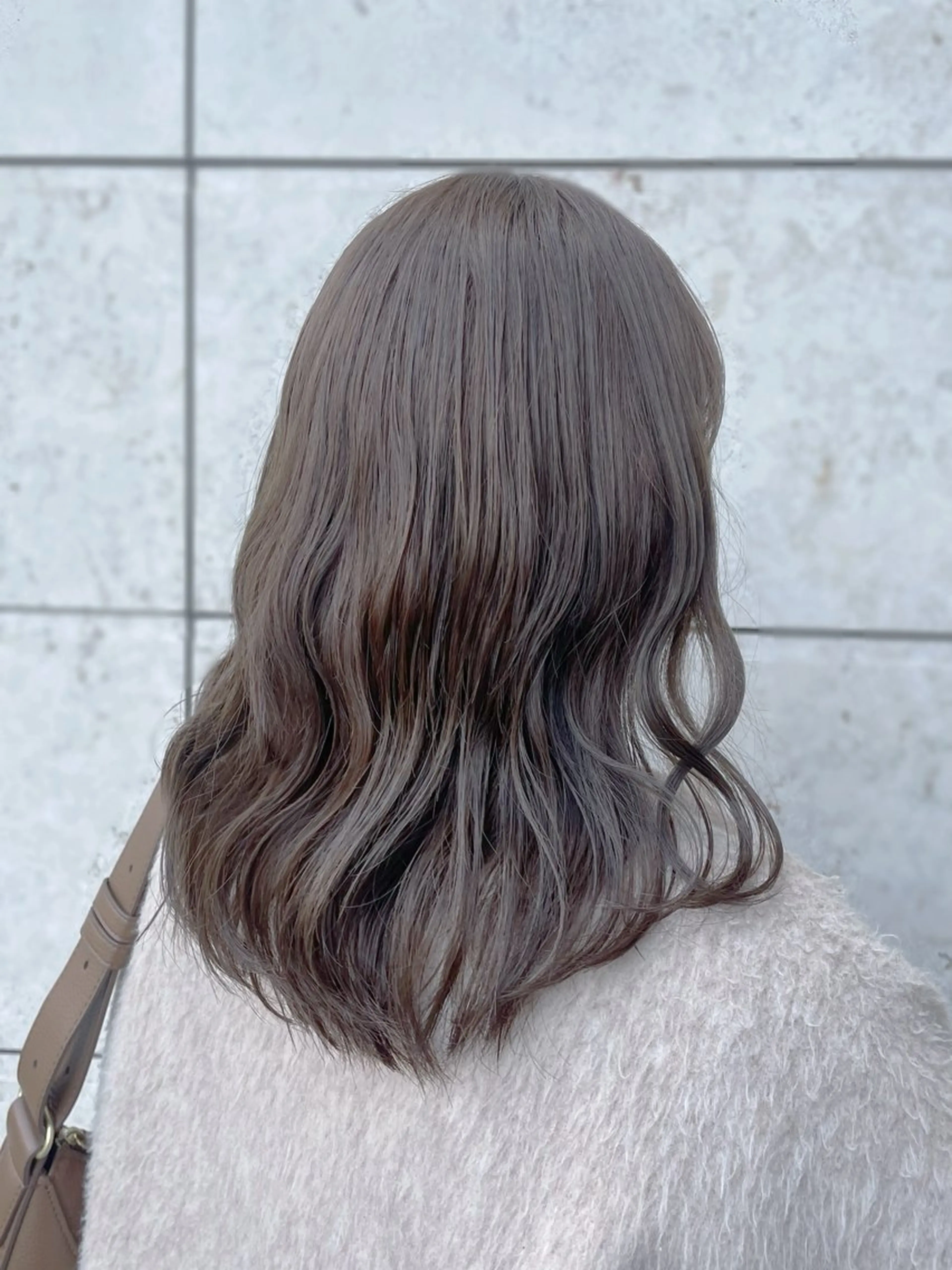 ミディアム カラー 透明感カラー mae shiiharaのヘアスタイル