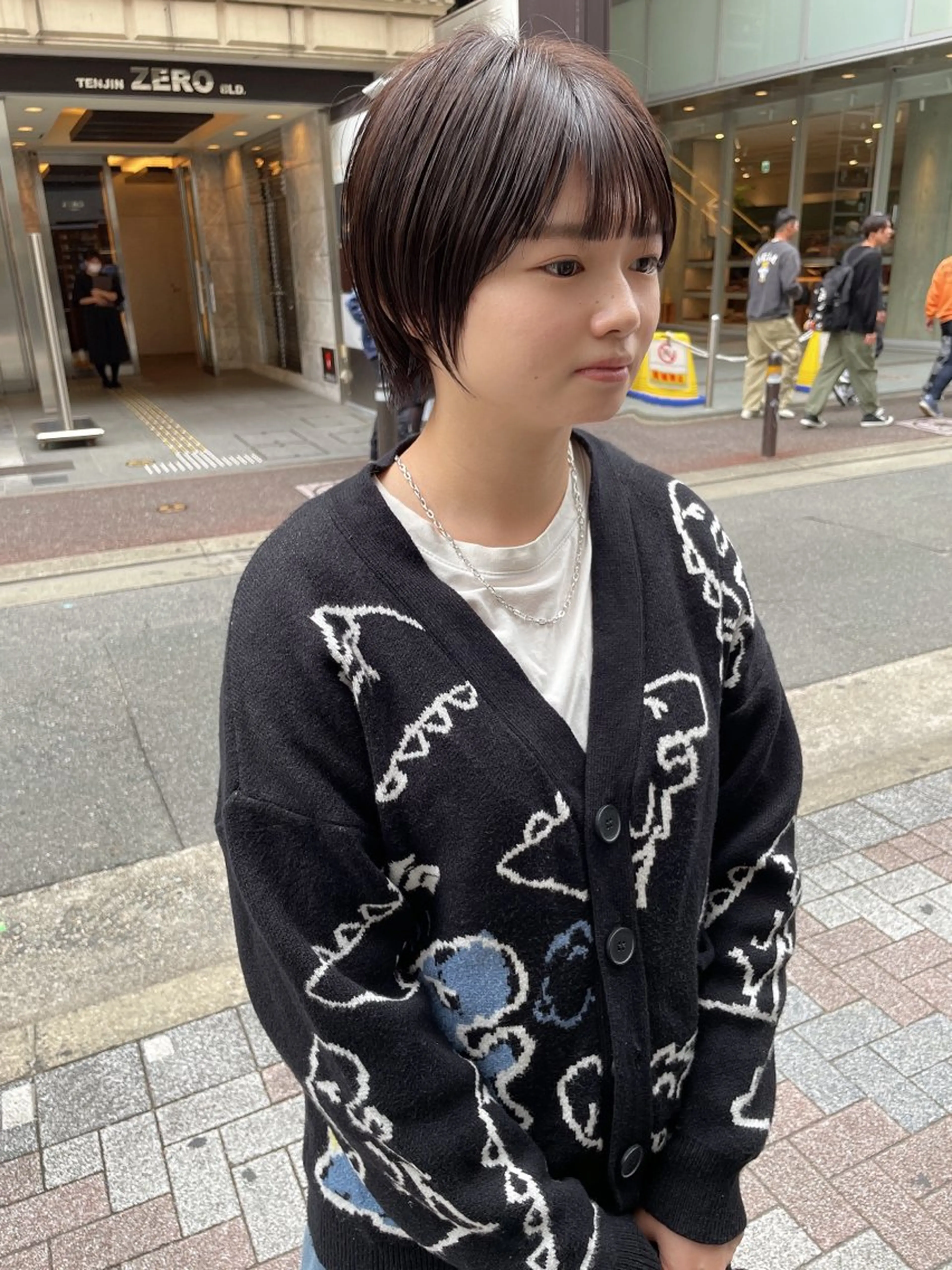 ショート カラー カット ヘアカラー トリートメント 髪質改善will hairdesignのヘアスタイル