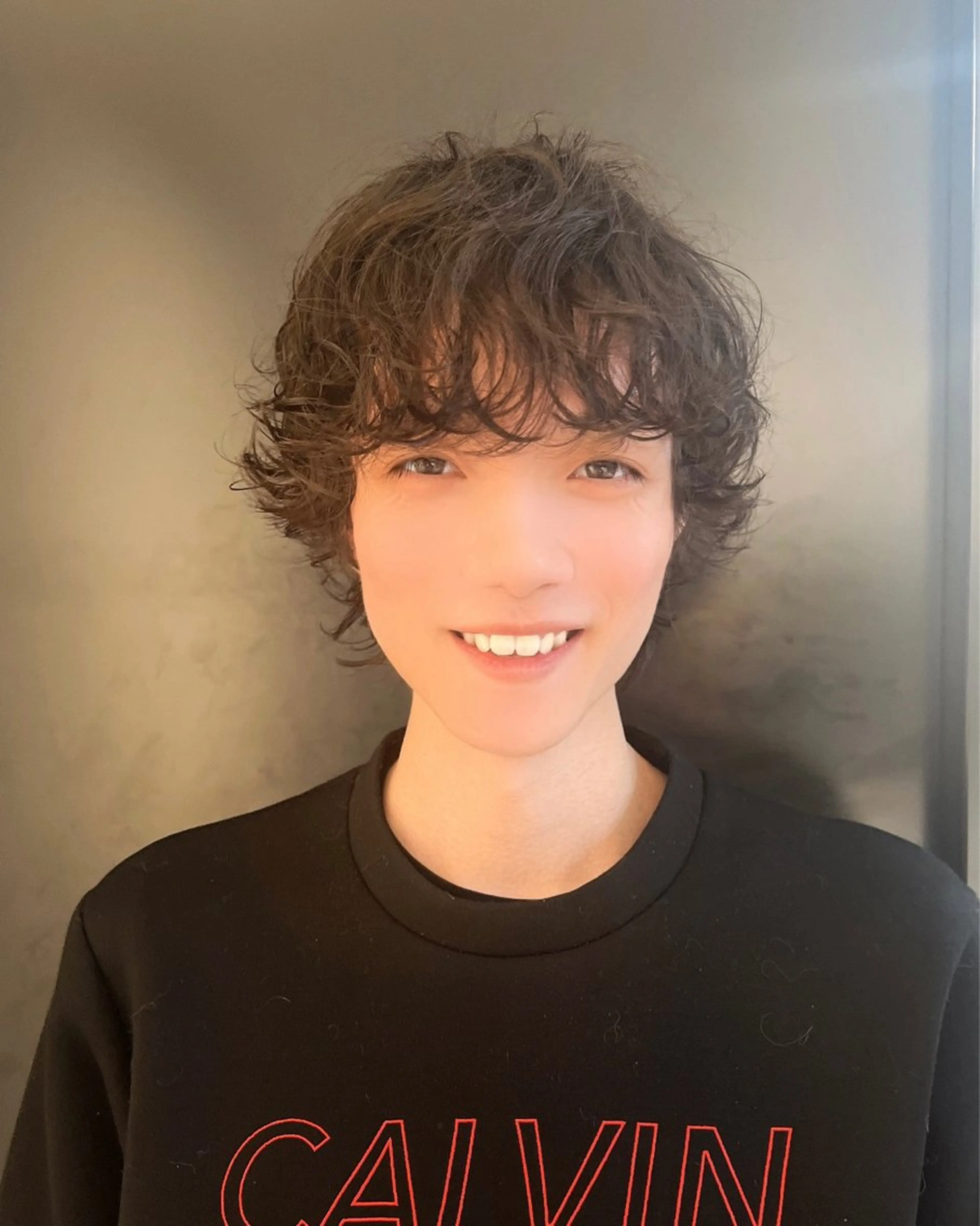 パーマ メンズ 目を惹く艶髪/髪質 改善カラー🤎ぐっちのヘアスタイル