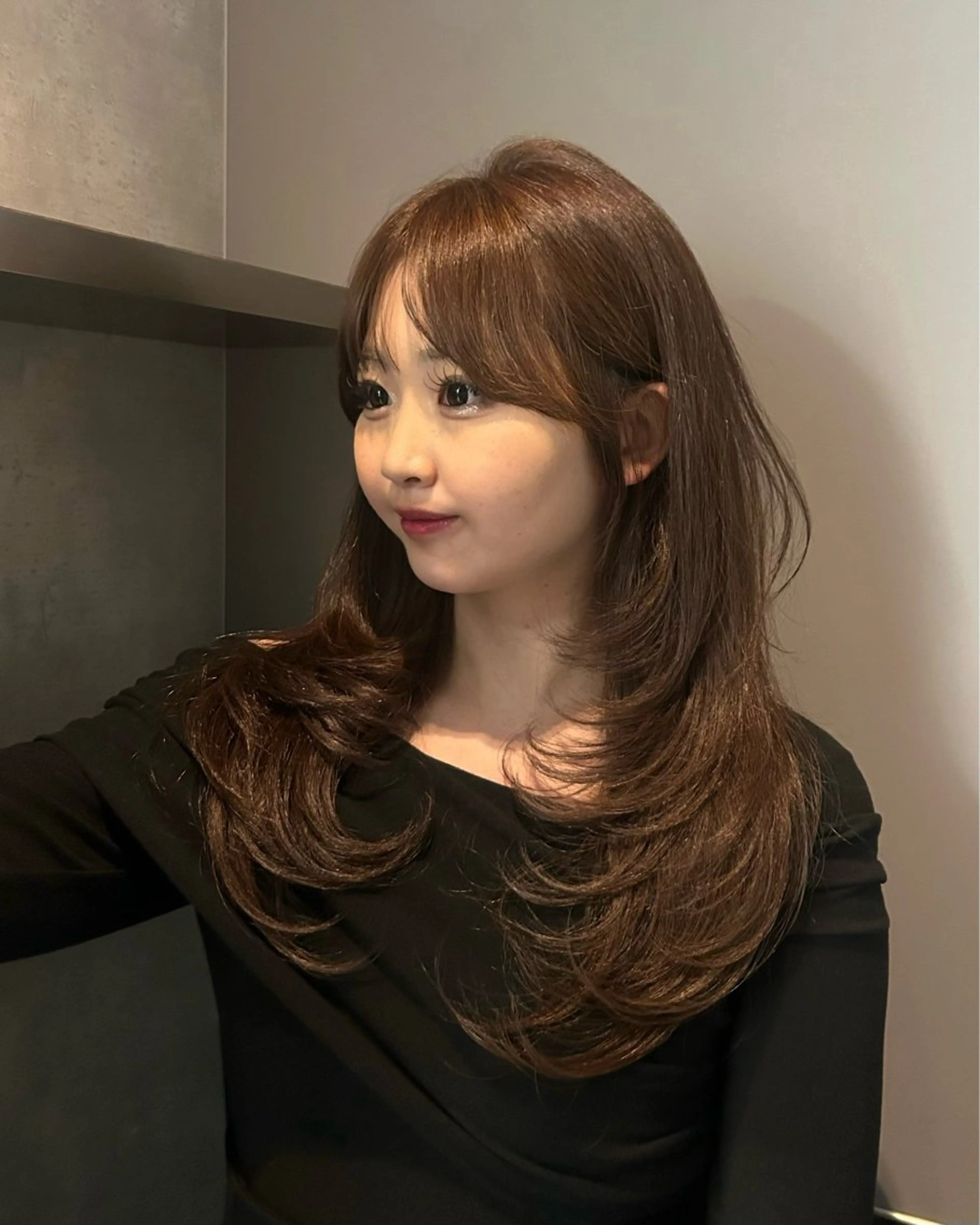 ロング レイヤーカット 大人レイヤー/艶美髪 🇺🇸TOMONAのヘアスタイル