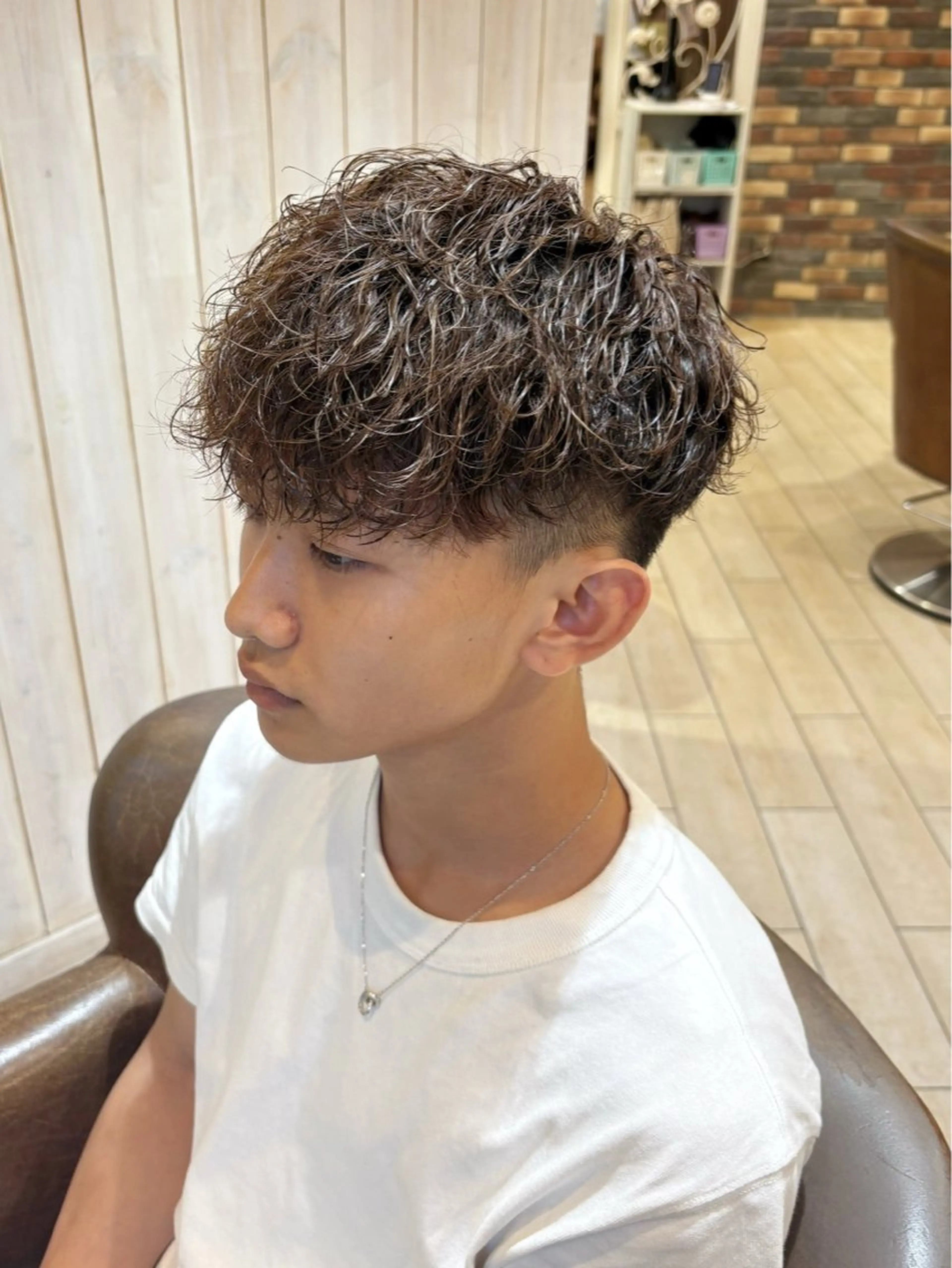 【1日3名限定】メンズカット+シャンプー【マッシュ/センターパート/ウルフ/ショートハーパー/スパイキーショート】の写真