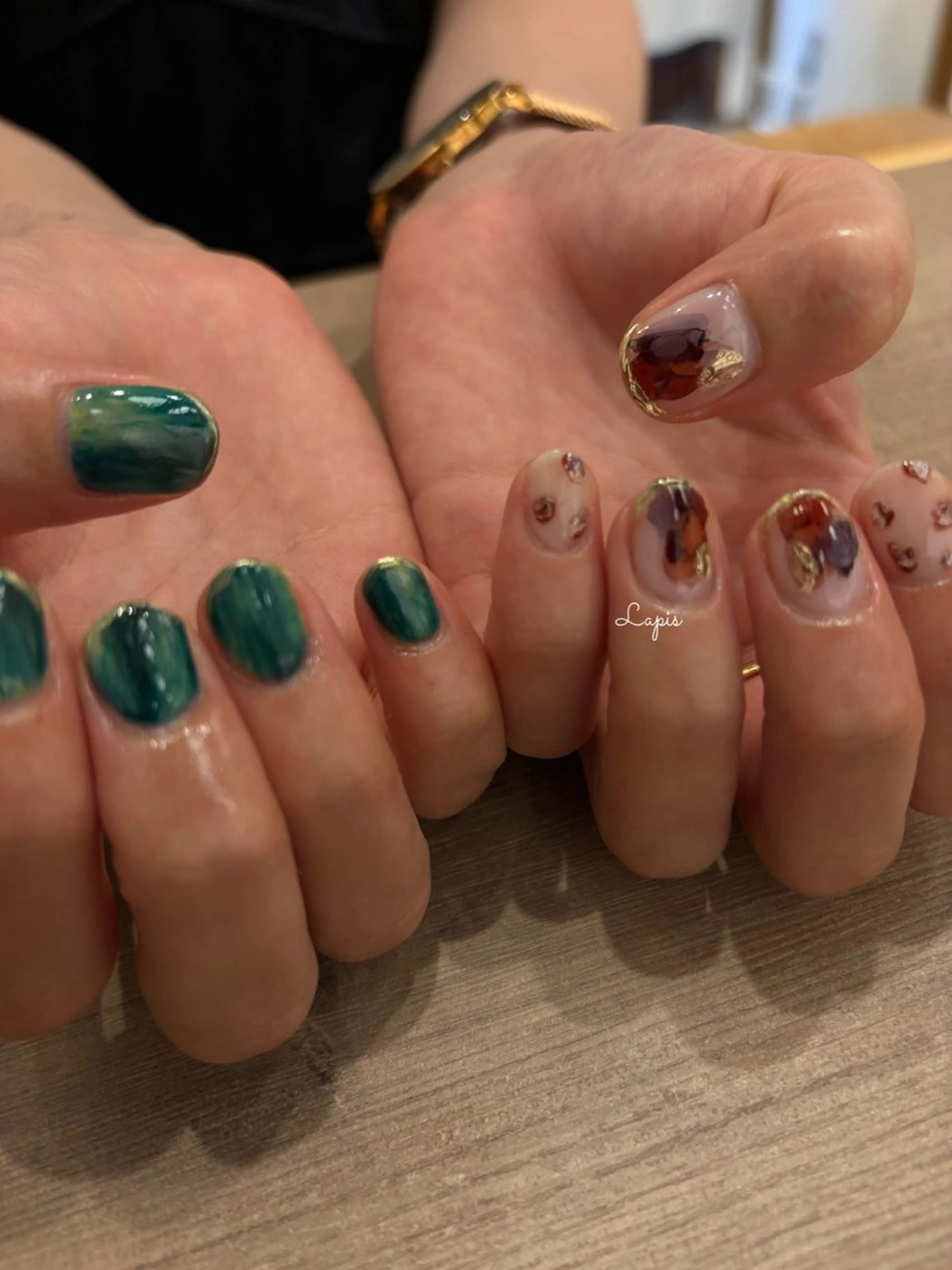 ネイル ハンドネイル Lapis *のネイルデザイン