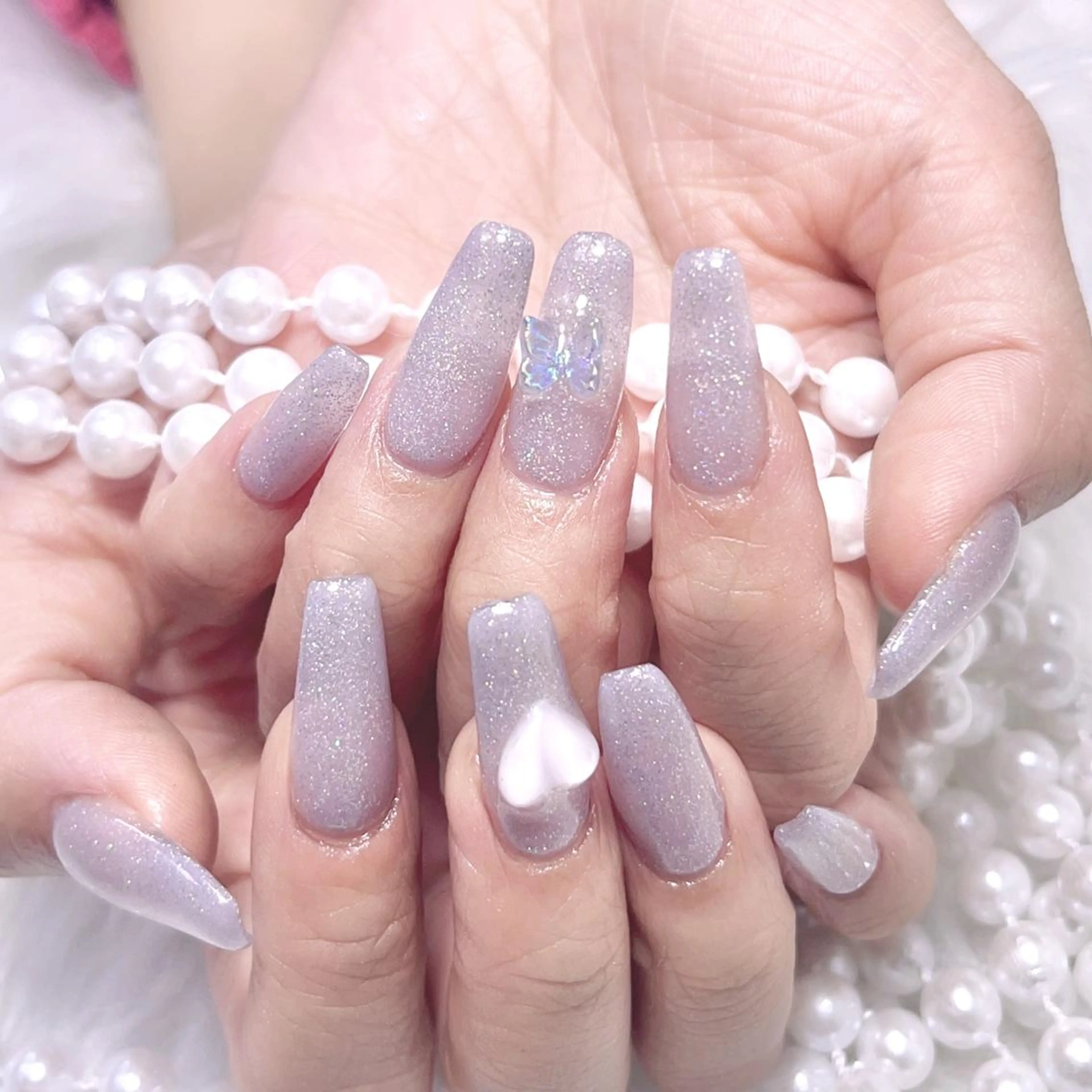 ネイル 🦋チップ長さだし 専門店🦋のネイルデザイン