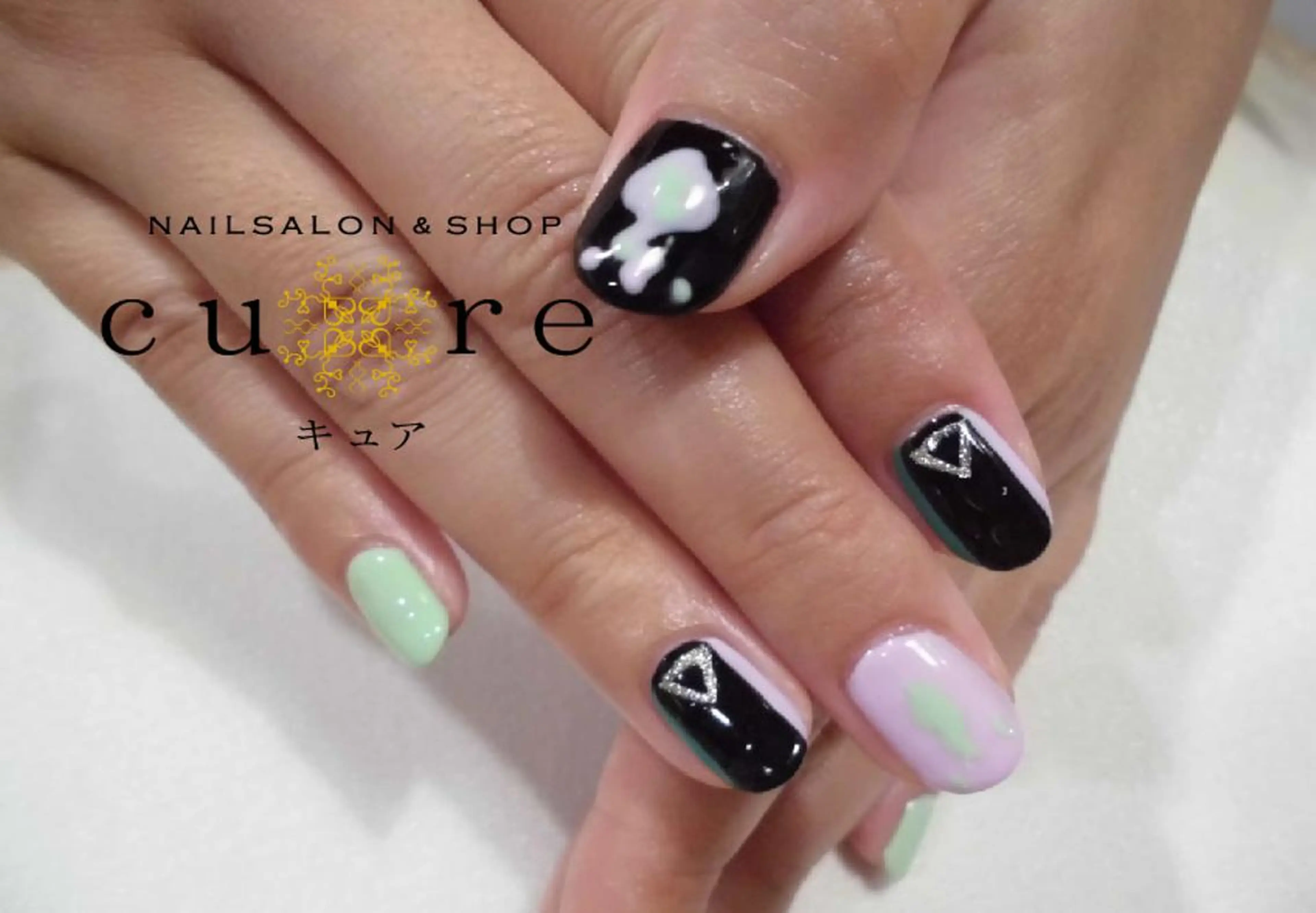 ショート ネイル ネイルサロン Cureのネイルデザイン