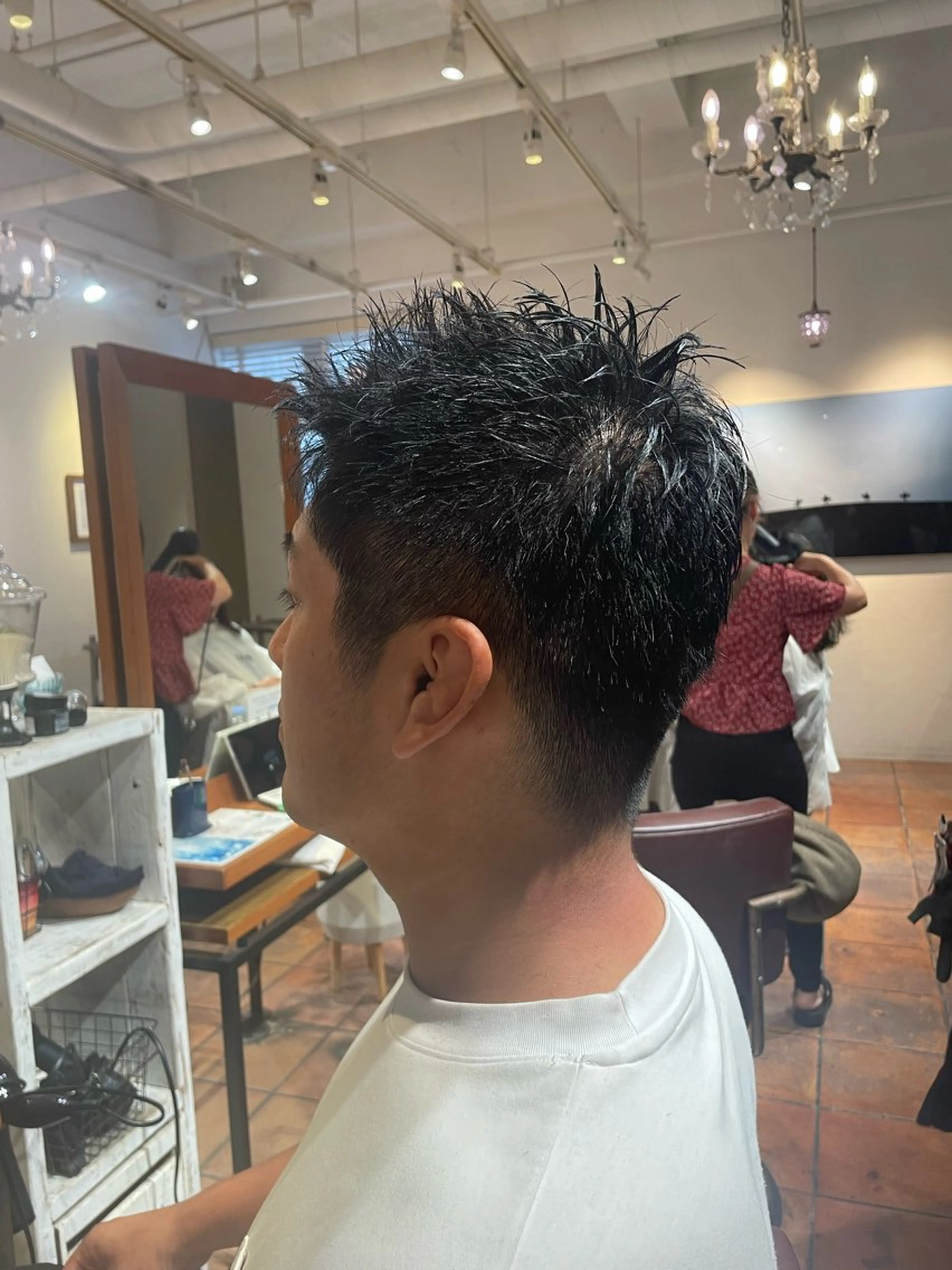 メンズ カット MOEKA🌺レディ ースカットモデルのヘアスタイル