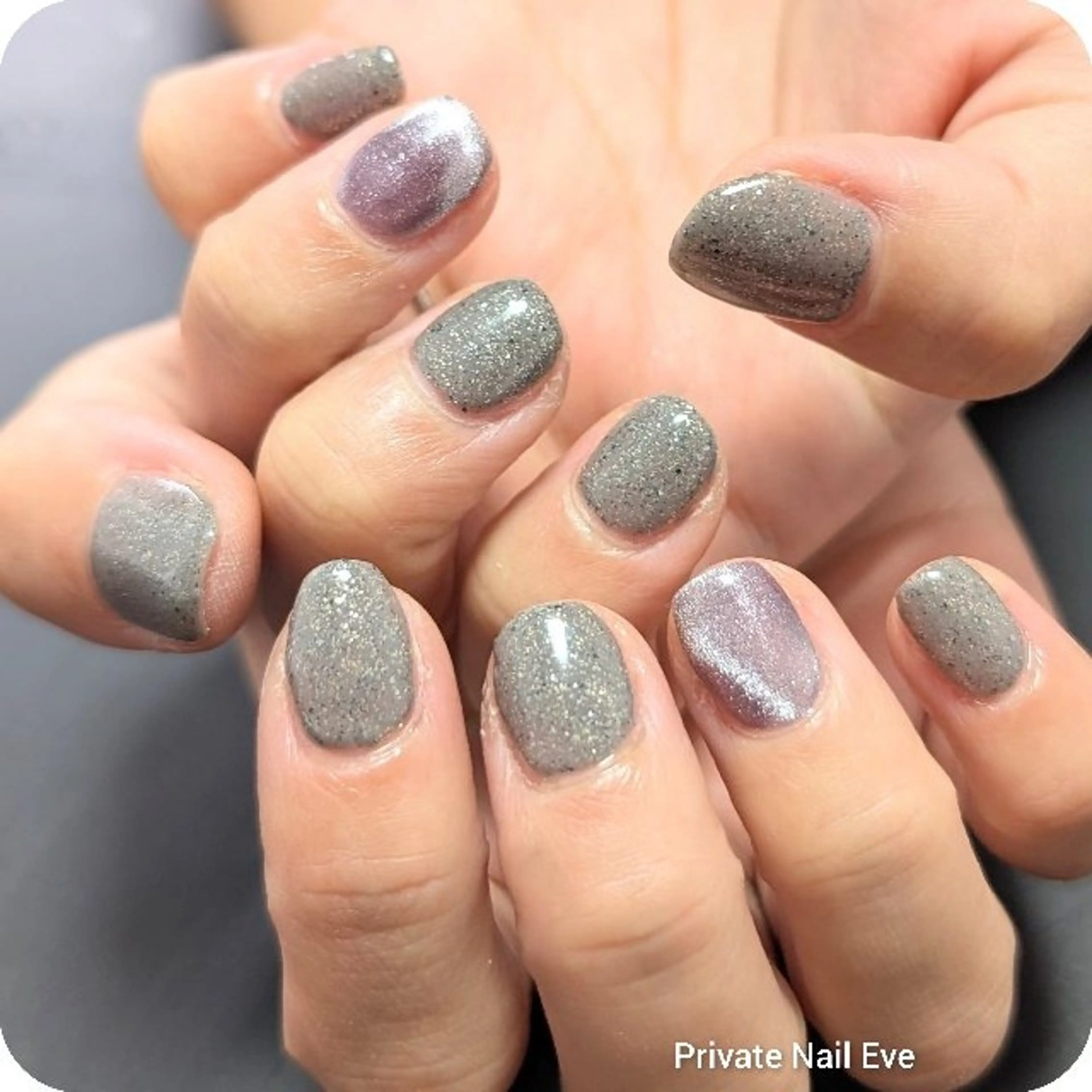 ネイル マグネットネイル ワンカラーネイル ハンドネイル ネイル junkoのネイルデザイン