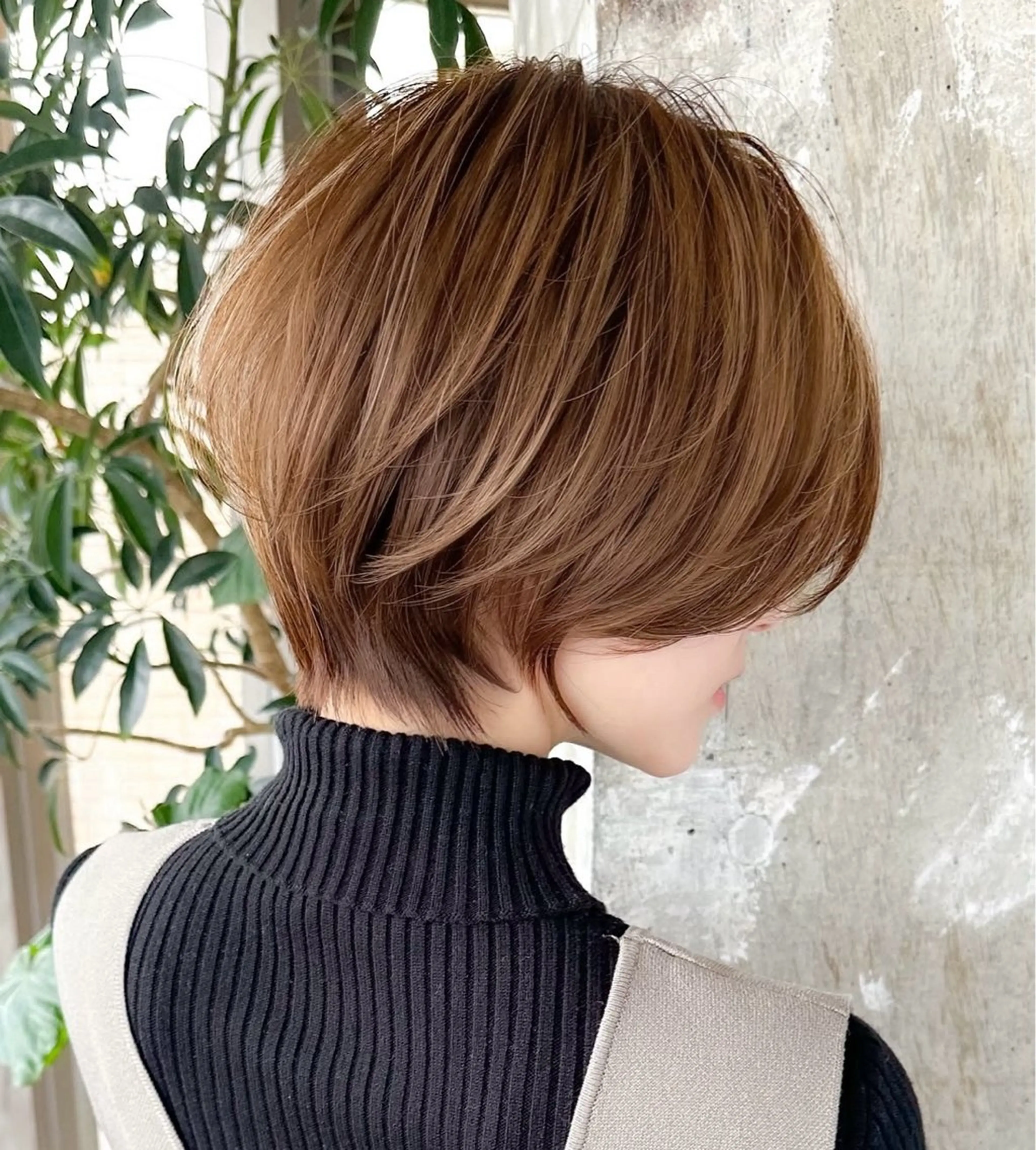 ショート パーマ ショートヘア パーマ パーマ、ストレート 🫧ちひろ🫧のヘアスタイル