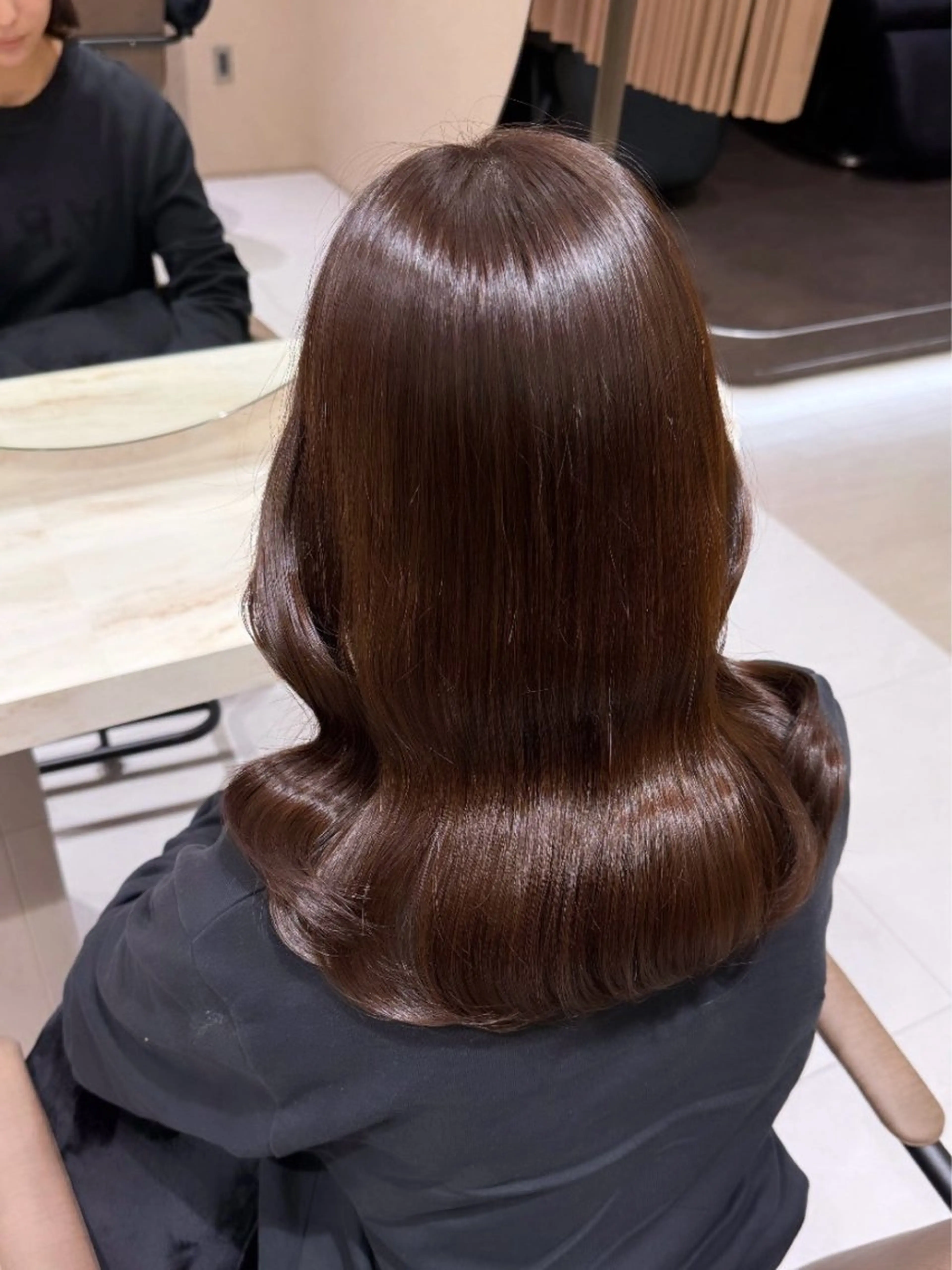 ミディアム ヘアカラー giinii横浜所属・giinii/ SAORI🐚🫧のヘアスタイル