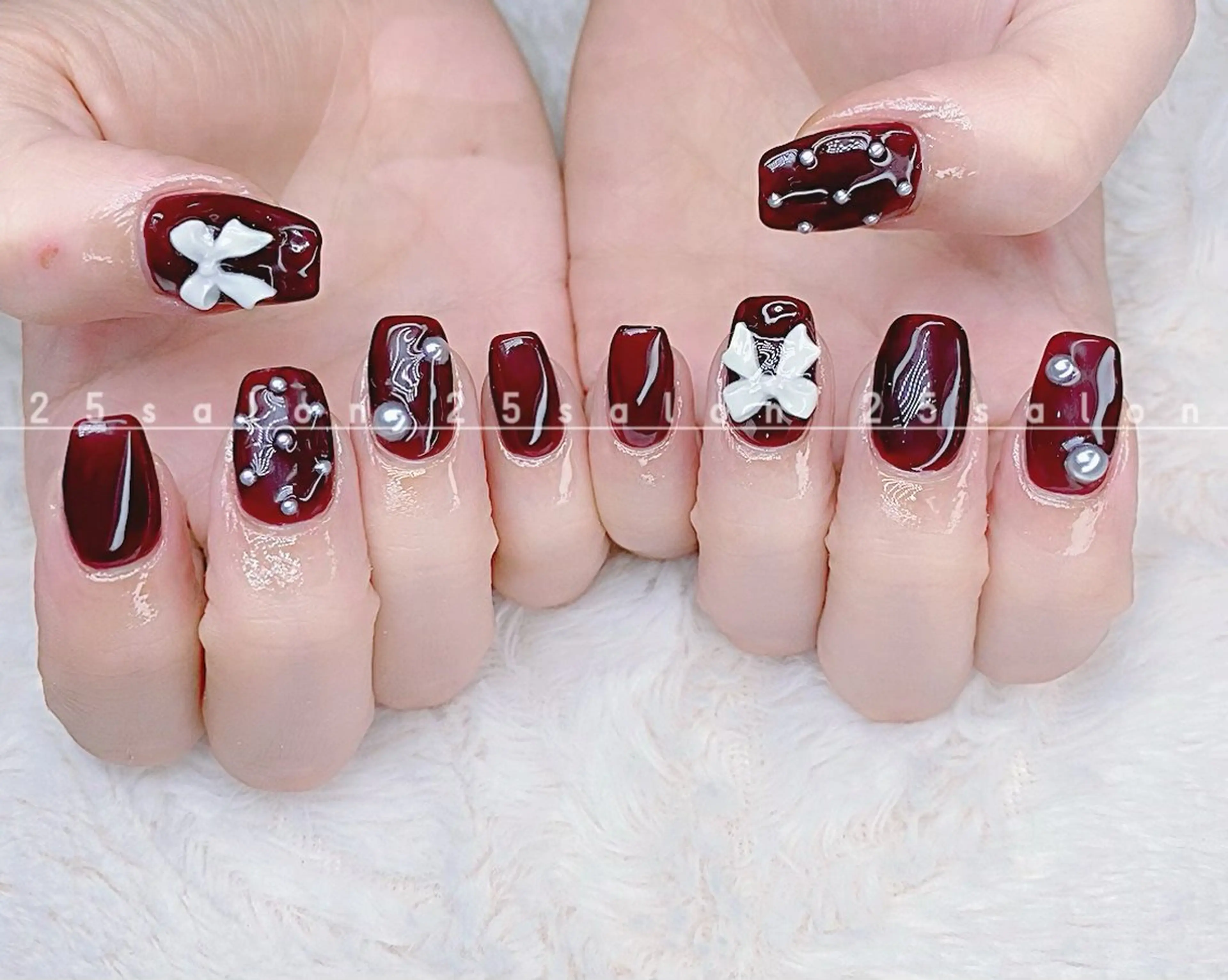 ネイル オーロラネイル チークネイル フットネイル フレンチネイル ジェルネイル 2 5のマツエク・マツパデザイン