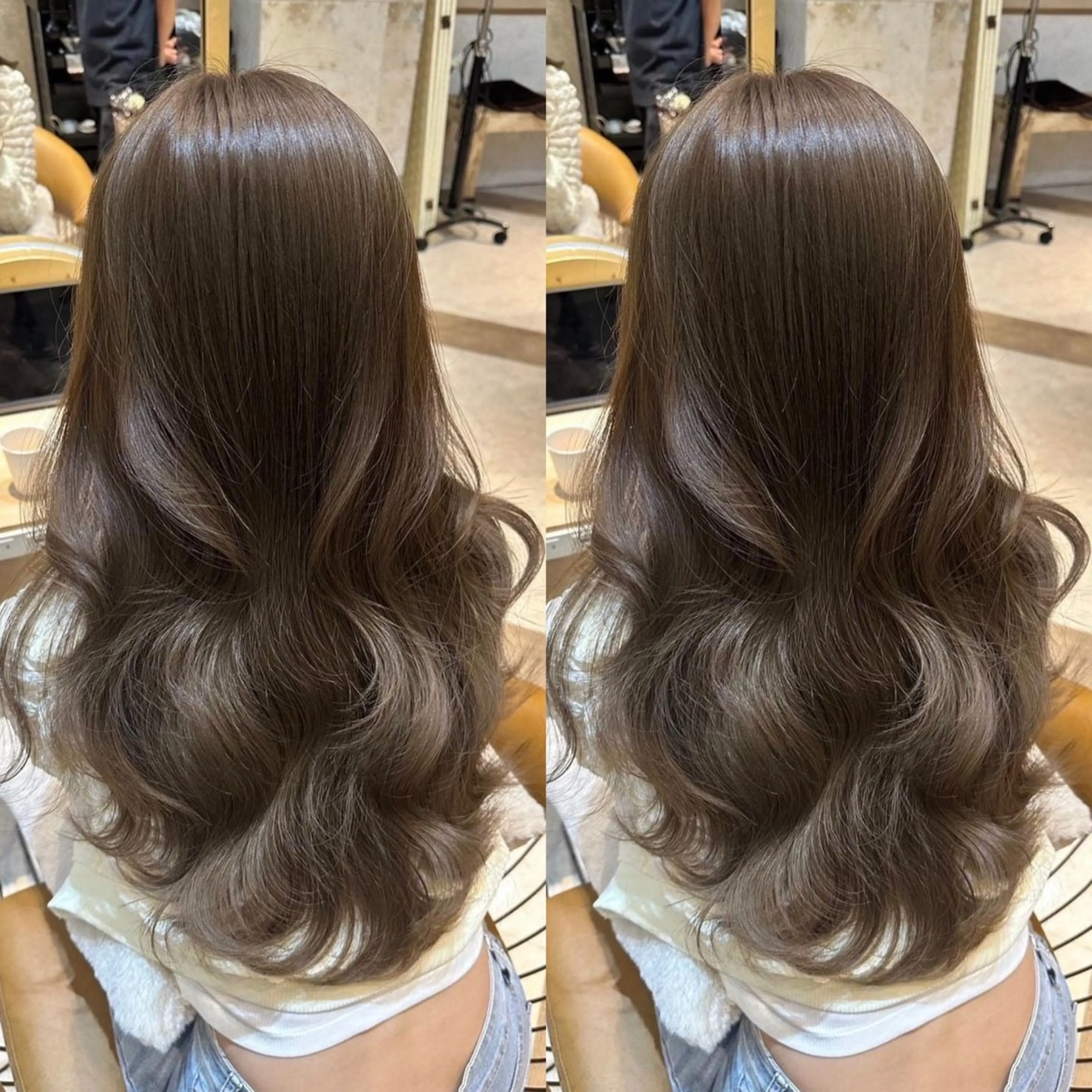 【火曜日3名様限定クーポン🌈】💘透明感ワンカラー💘＋✨3step髪質改善トリートメント✨の写真