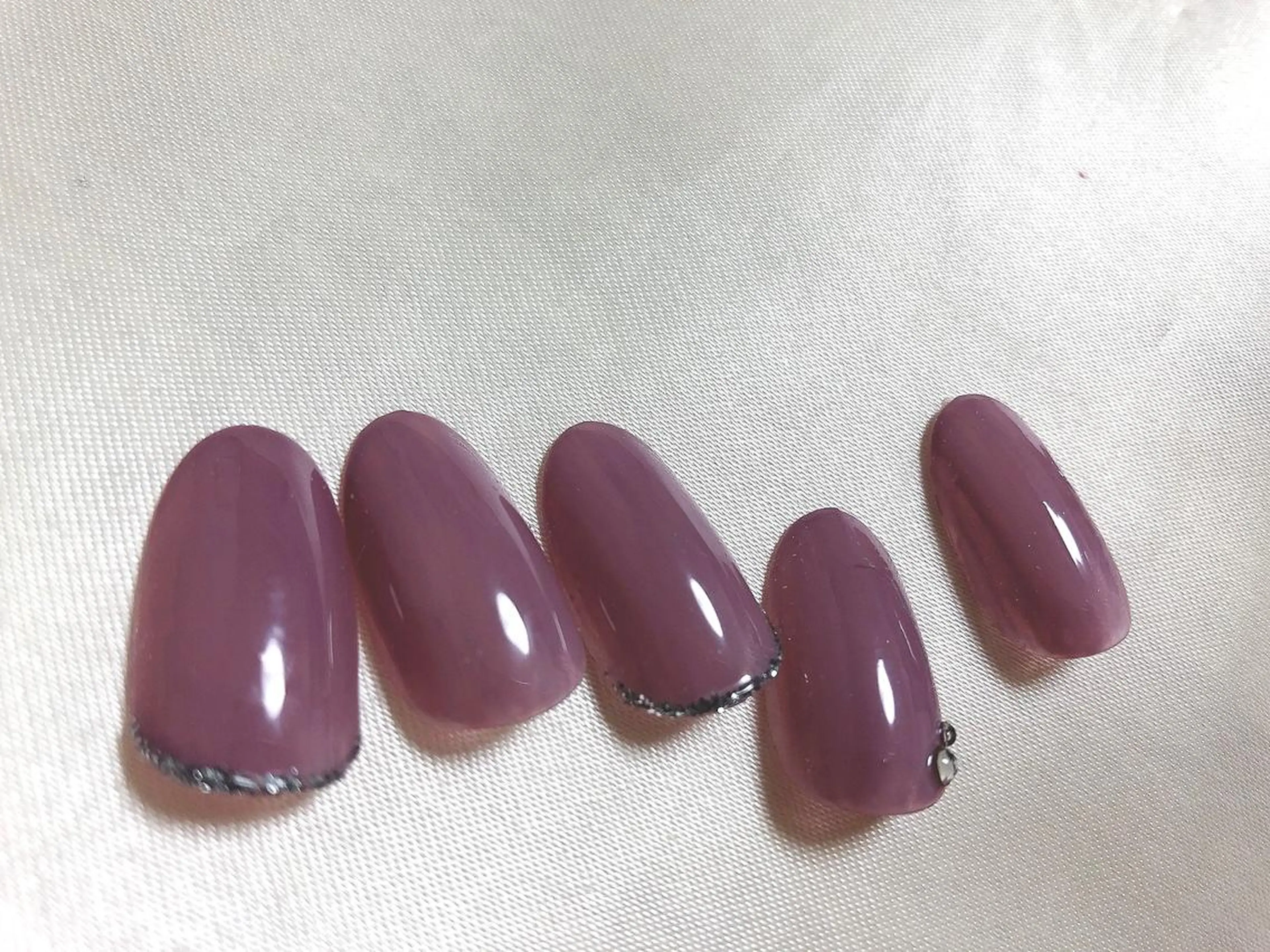 ネイル シンプルネイル ハンドネイル kiki nail 二子玉川のネイルデザイン