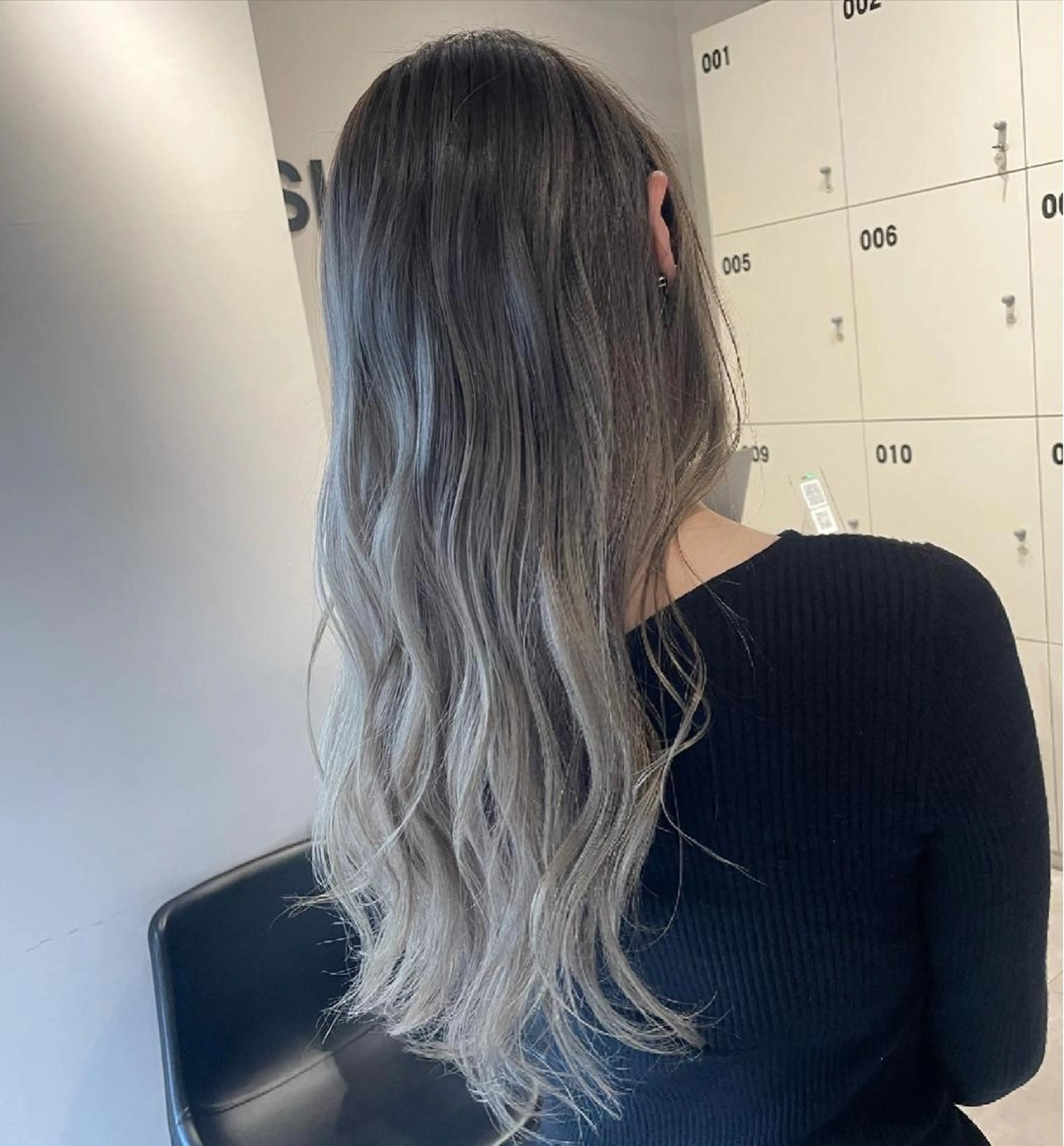 ミディアム カラー バレイヤージュ レイヤーカット ヘアカラー トリートメント ブリーチ👩‍🦳/ ‪✂︎MANAMIのヘアスタイル