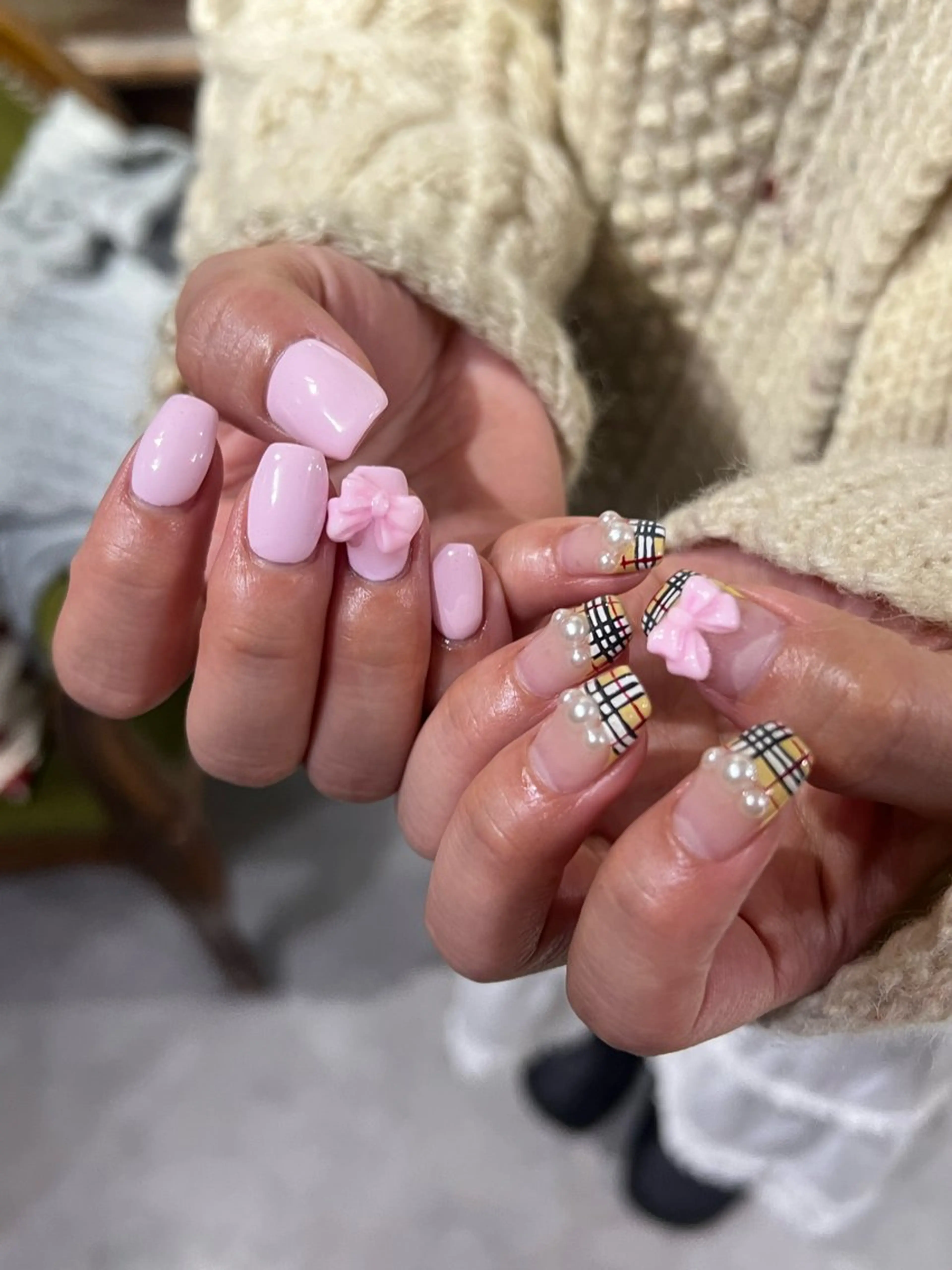 ネイル ハンドネイル Hata nail 🎀個性派ニュアンスのネイルデザイン